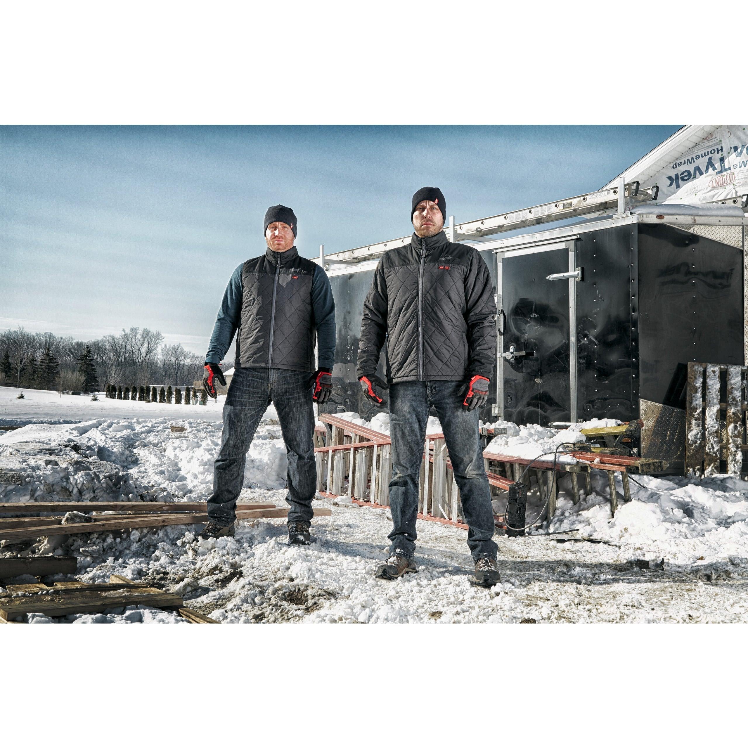 Jachetă puffer hibrid încălzită M12 HJP-0, Milwaukee - BIG STORE (Dynamic Tools SRL)