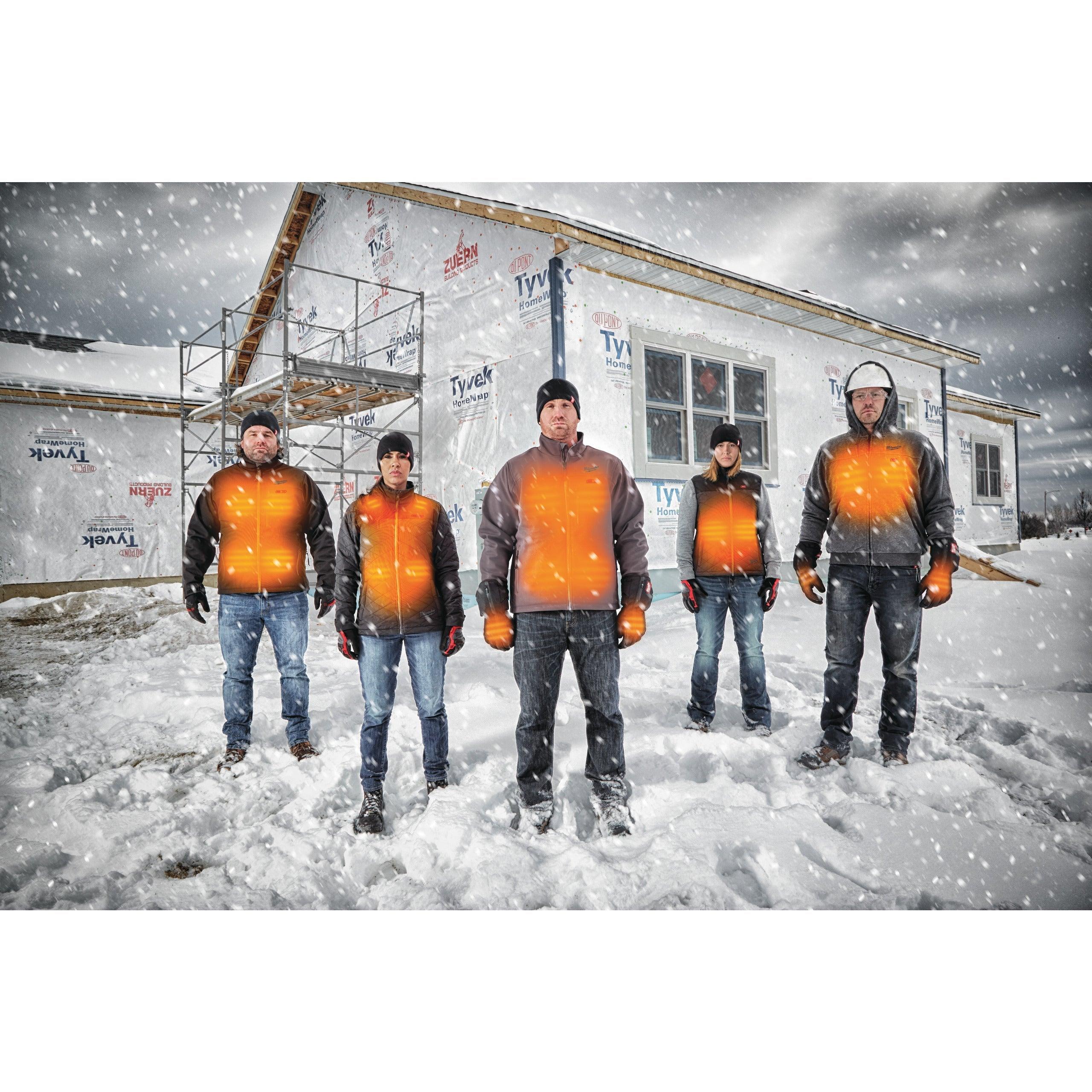 Jachetă puffer hibrid încălzită M12 HJP-0, Milwaukee - BIG STORE (Dynamic Tools SRL)