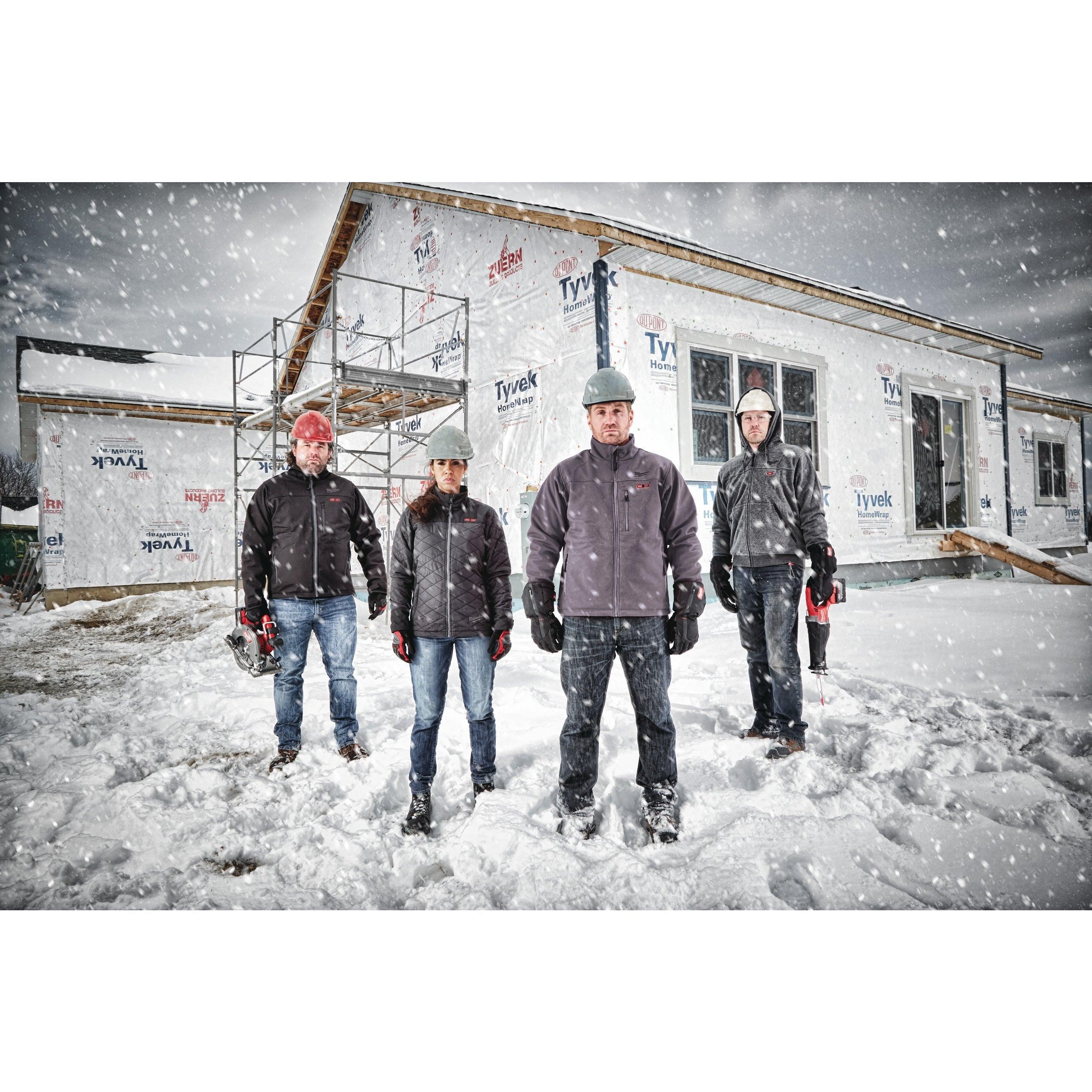 Jachetă puffer hibrid încălzită M12 HJP-0, Milwaukee - BIG STORE (Dynamic Tools SRL)