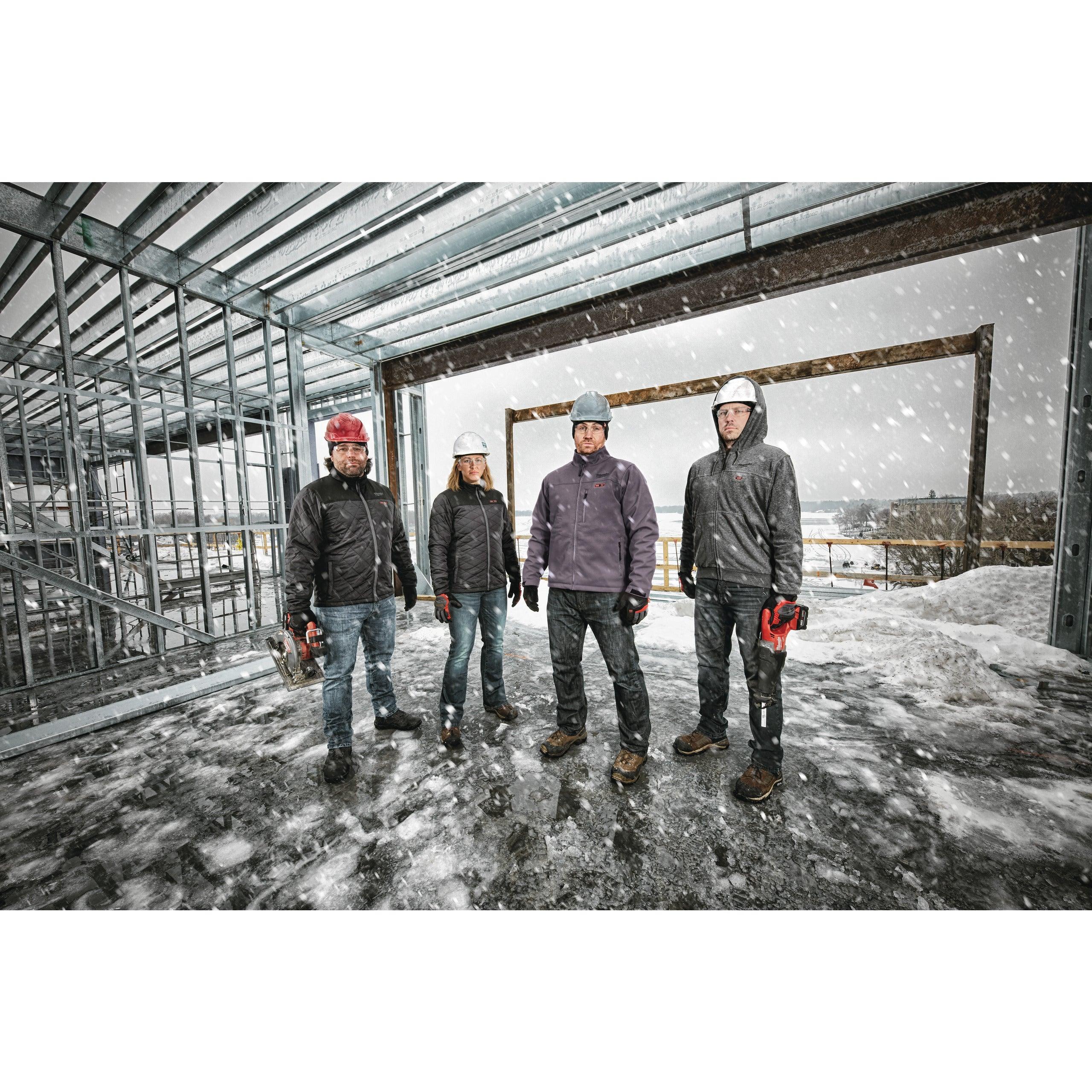 Jachetă puffer hibrid încălzită M12 HJP-0, Milwaukee - BIG STORE (Dynamic Tools SRL)