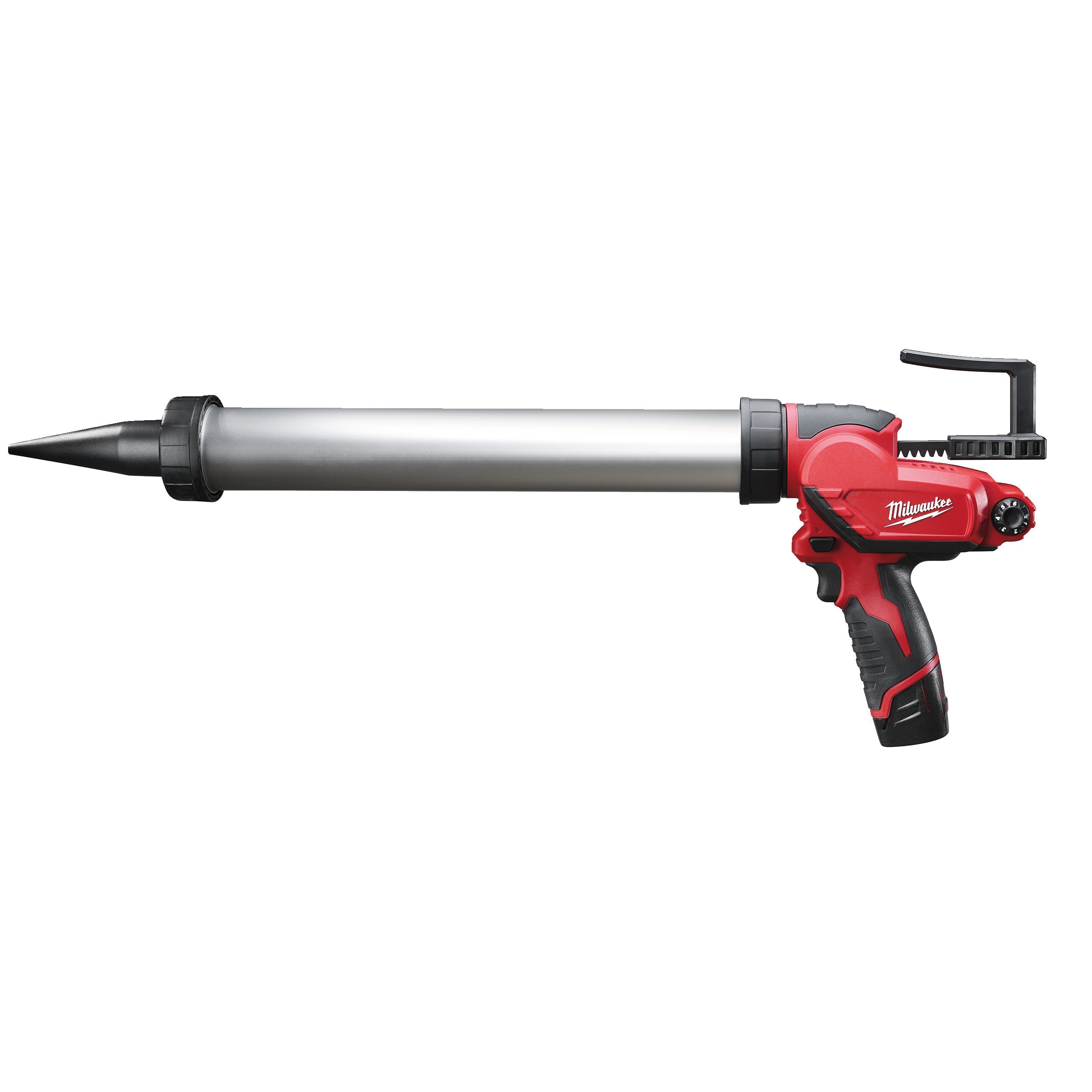 Pistol aplicare silicon subcompact 600 ml M12™ Milwaukee M12PCG/600A-201B, cod 4933441670, 1 x M12 B2 acumulator, C12 C încărcător, geantă pentru scule - BIG STORE (Dynamic Tools SRL)