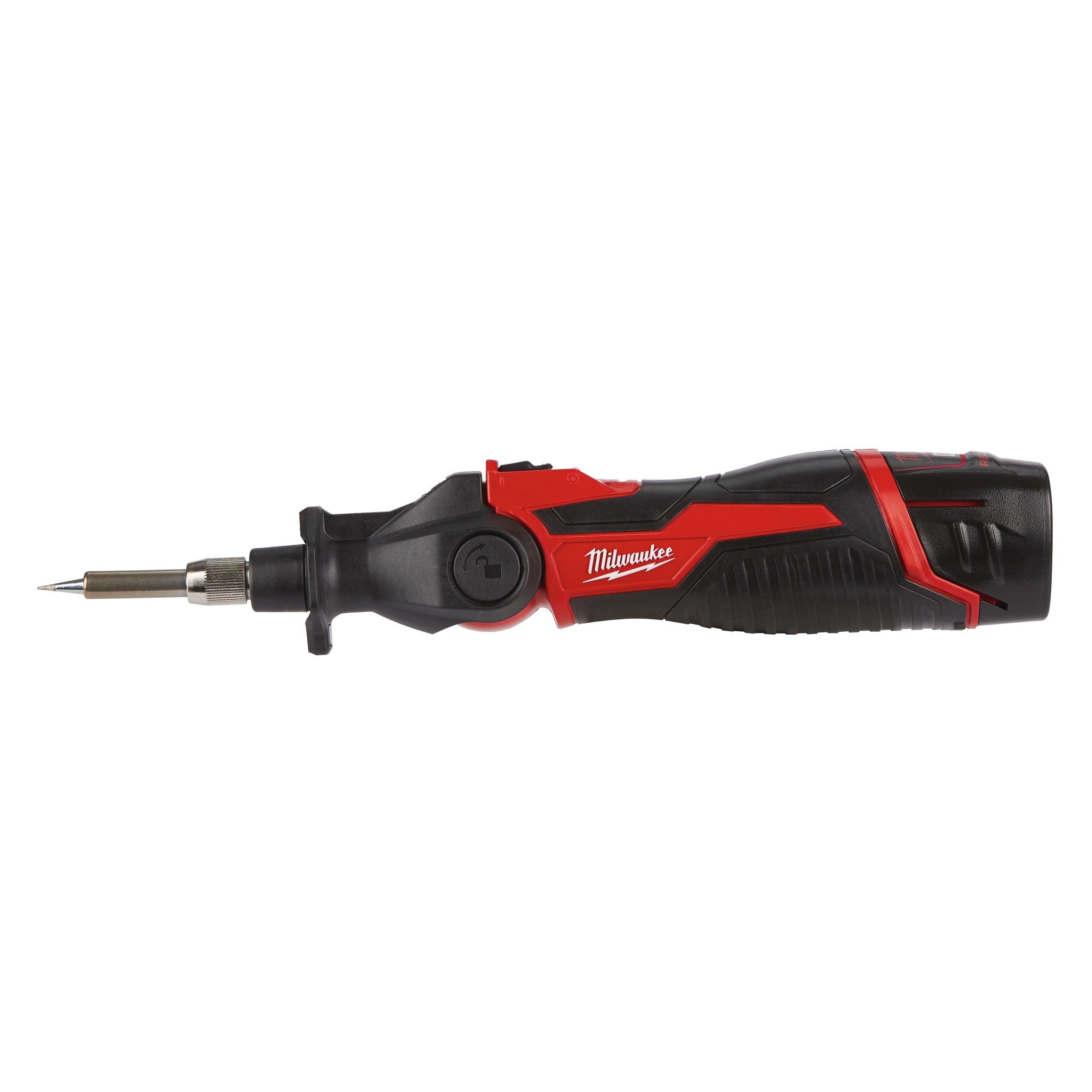 Pistol de lipit M12™ subcompact Milwaukee M12SI-201C, cod 4933459761, 1 x M12 B2 acumulator, C12 C încărcător, cutie plastic - BIG STORE (Dynamic Tools SRL)