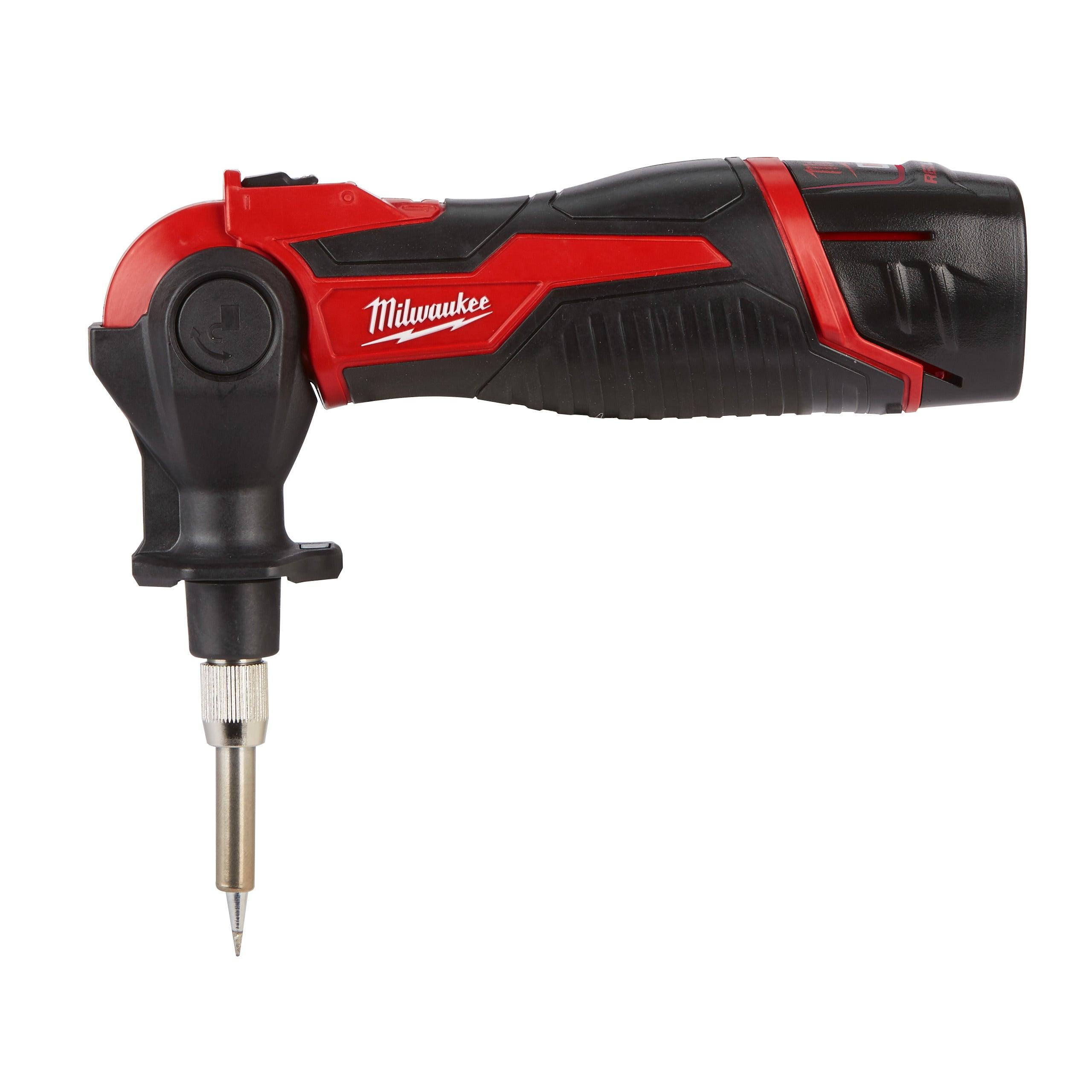 Pistol de lipit M12™ subcompact Milwaukee M12SI-201C, cod 4933459761, 1 x M12 B2 acumulator, C12 C încărcător, cutie plastic - BIG STORE (Dynamic Tools SRL)