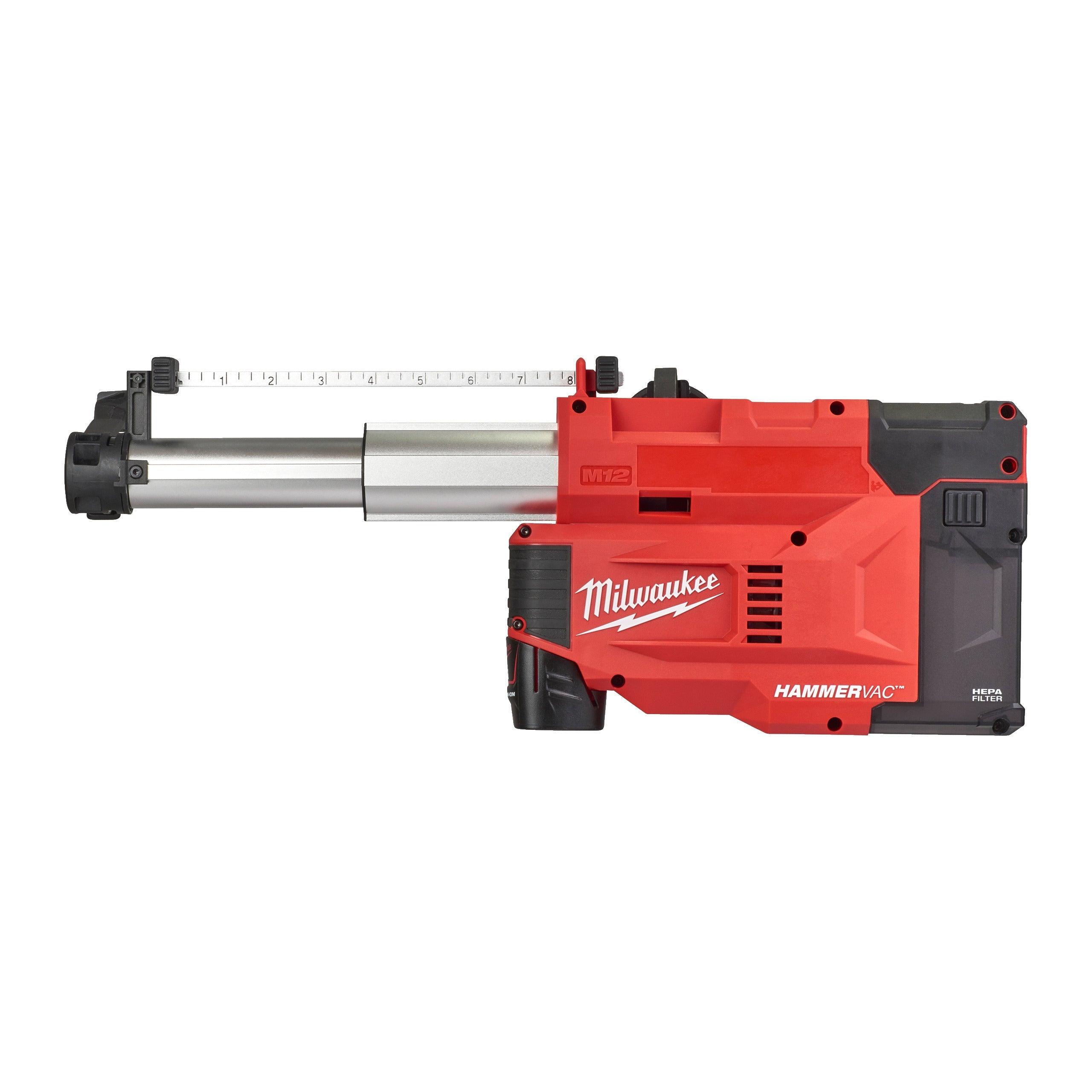 Aspirator de praf universal M12™ - clasa L Milwaukee M12UDEL-201B, cod 4933471461, 1 x M12 B2 acumulator, C12 C încărcător, geantă pentru scule - BIG STORE (Dynamic Tools SRL)