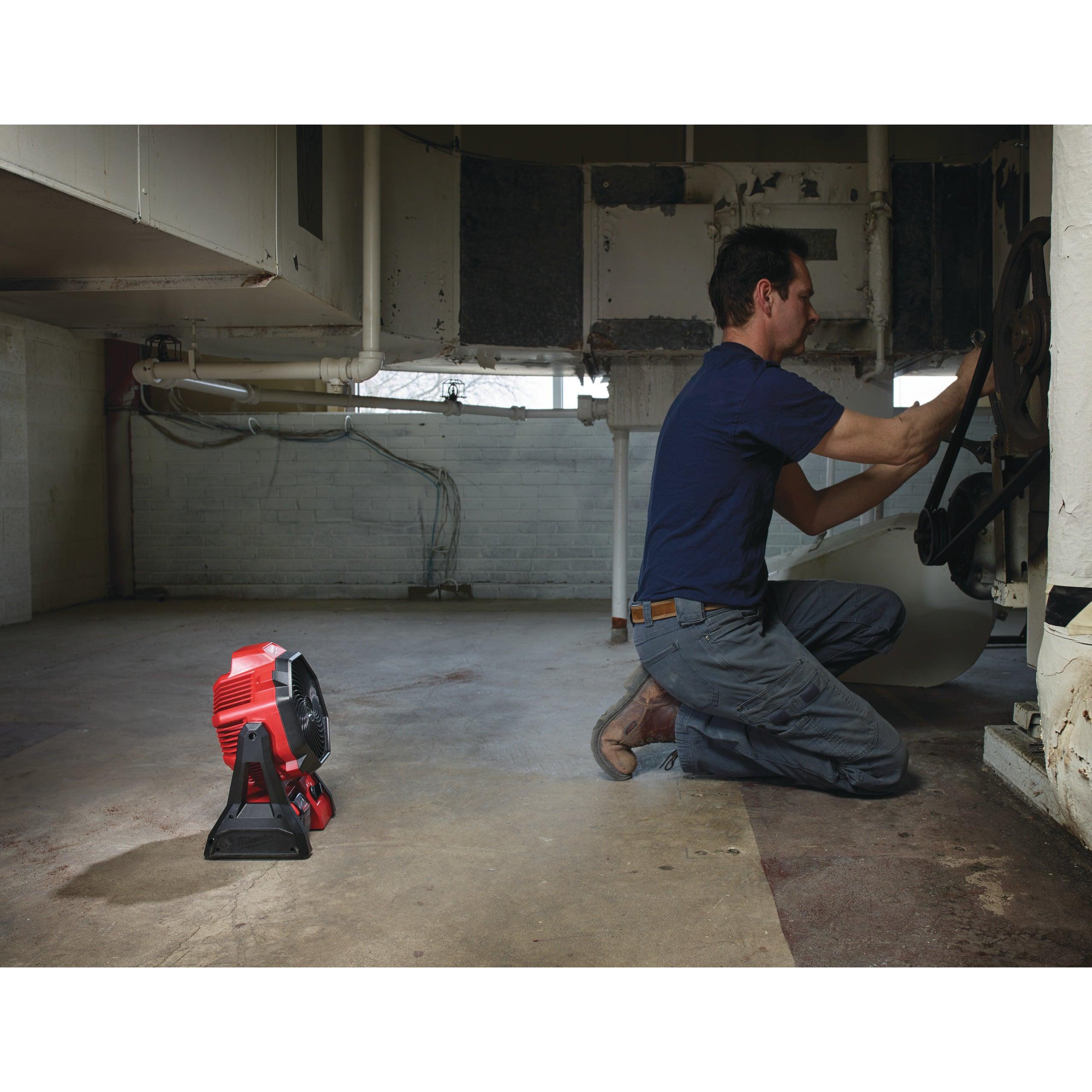 Ventilator M18™ Milwaukee M18AF-0, cod 4933451022, fără acumulator, fără încărcător, fără cutie - BIG STORE (Dynamic Tools SRL)