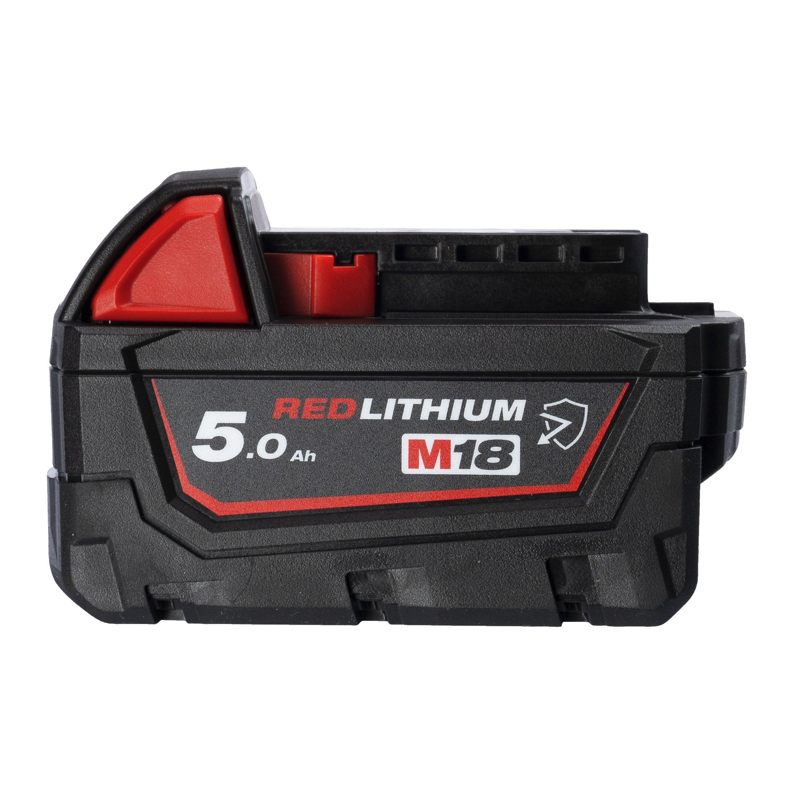 Acumulator Milwaukee REDLITHIUM-ION™ M18™ B5-CR, 18V, 5Ah, cod 4932479265 - BIG STORE (Dynamic Tools SRL)