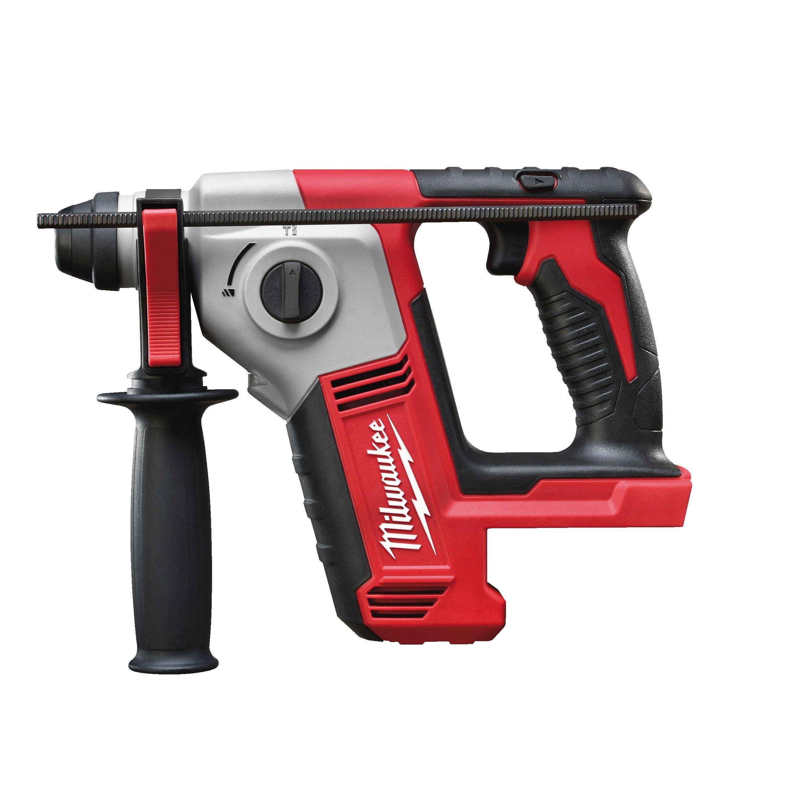 Ciocan rotopercutor compact SDS-PLUS M18™ Milwaukee M18BH-402C, cod 4933443330, 2 x M18 B4 acumulator, M12-18 C încărcător, cutie plastic - BIG STORE (Dynamic Tools SRL)