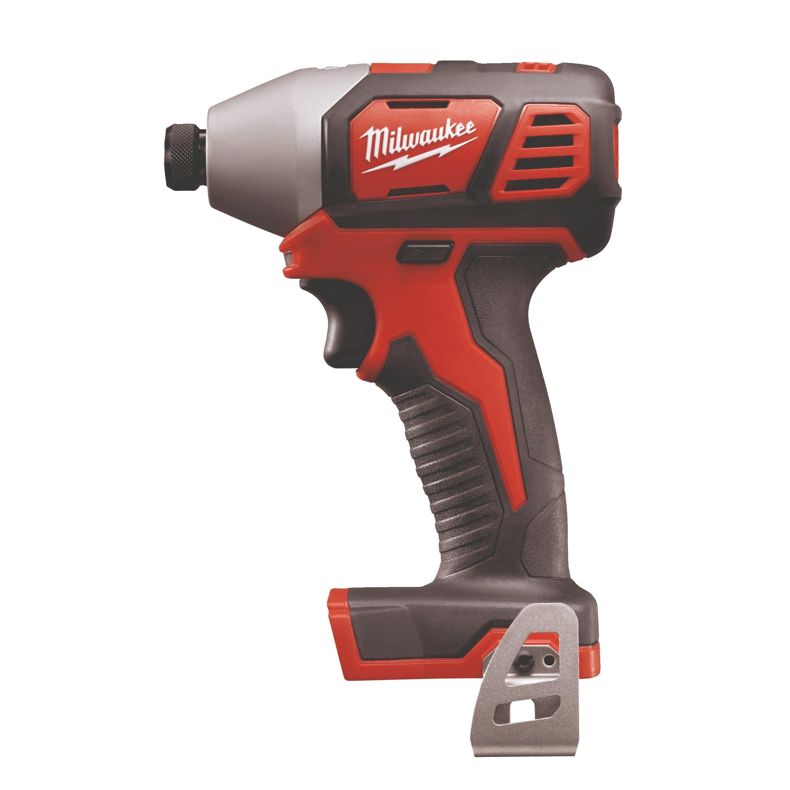 Mașină de înșurubat cu impact compactă 1/4″ Hex 180Nm 18V Milwaukee M18BID-0, M18™, cod 4933443570, fără acumulator, fără încărcător, fără cutie - BIG STORE (Dynamic Tools SRL)