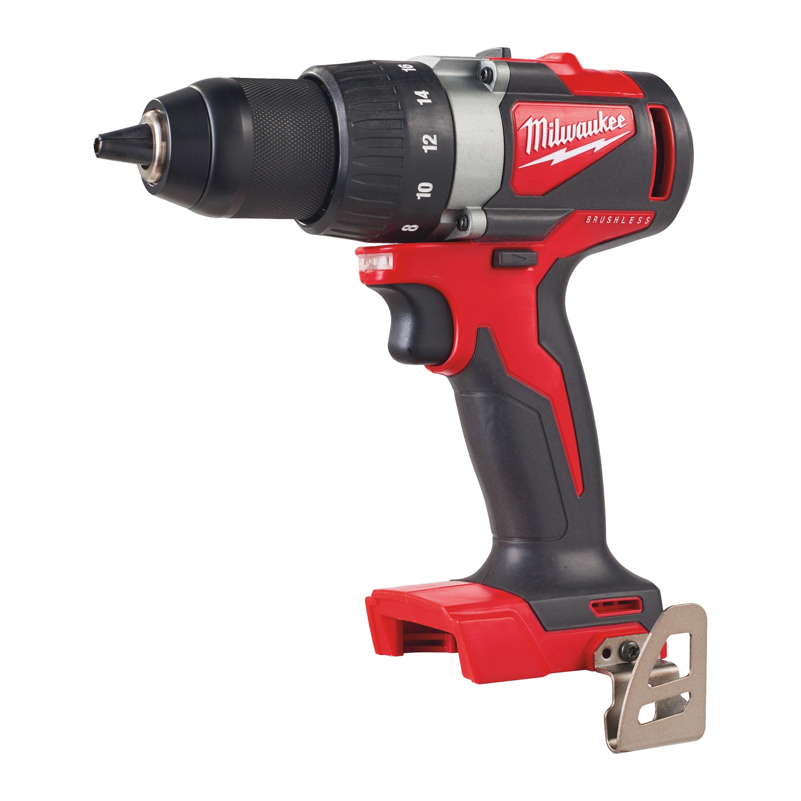 Mașină de găurit, cu motor fără perii M18™ Milwaukee M18BLDD2-0X, cod 4933464514, fără acumulator, fără încărcător, cutie HD - BIG STORE (Dynamic Tools SRL)