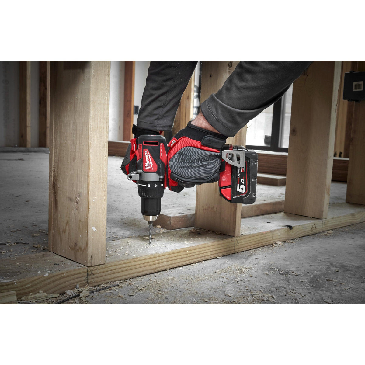 Mașină de găurit, cu motor fără perii M18™ Milwaukee M18BLDD2-0X, cod 4933464514, fără acumulator, fără încărcător, cutie HD - BIG STORE (Dynamic Tools SRL)
