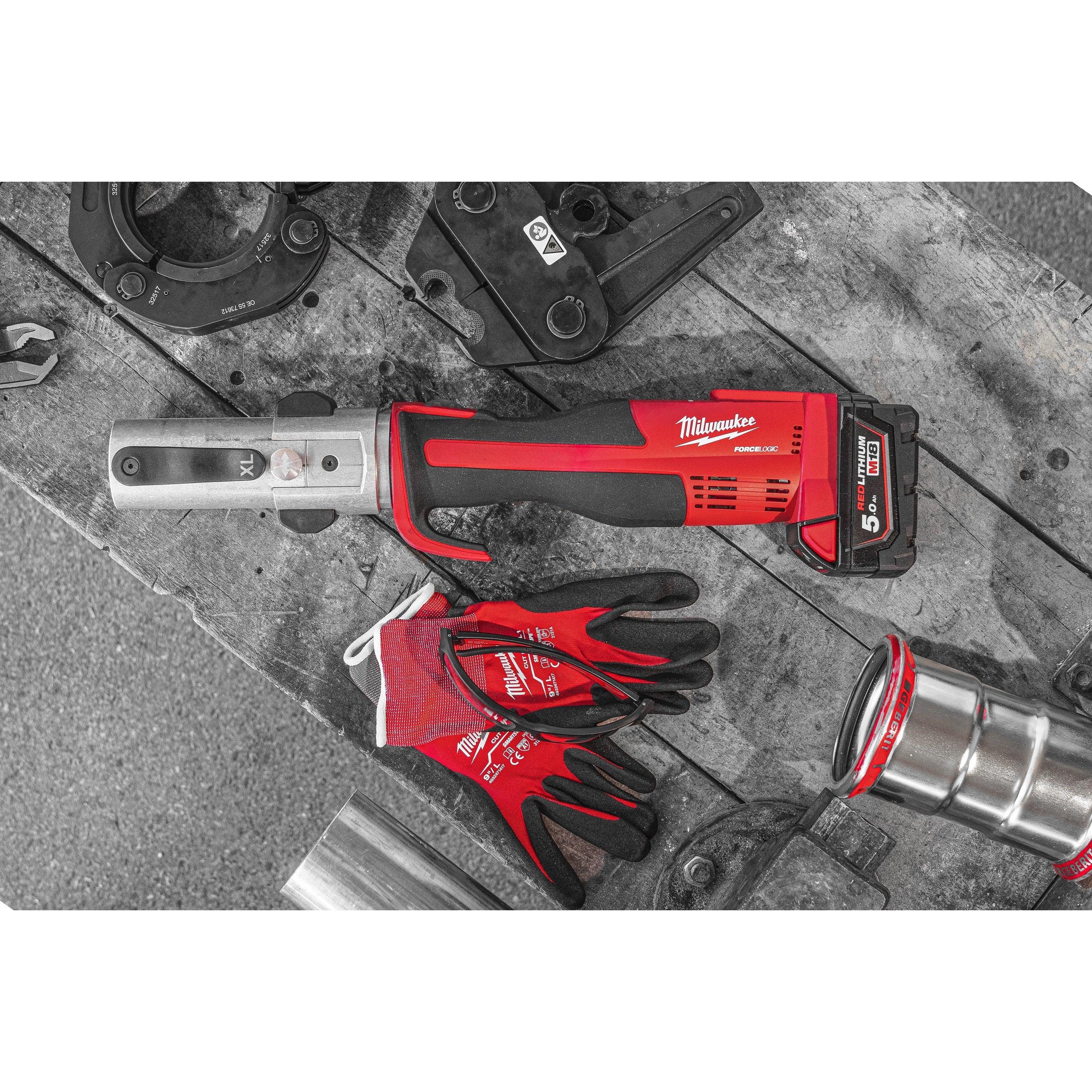 Presă XL M18™ FORCE LOGIC™ cu motor fără perii Milwaukee M18BLHPTXL-0P, cod 4933479440, fără acumulator, fără încărcător, PACKOUT™ box - BIG STORE (Dynamic Tools SRL)