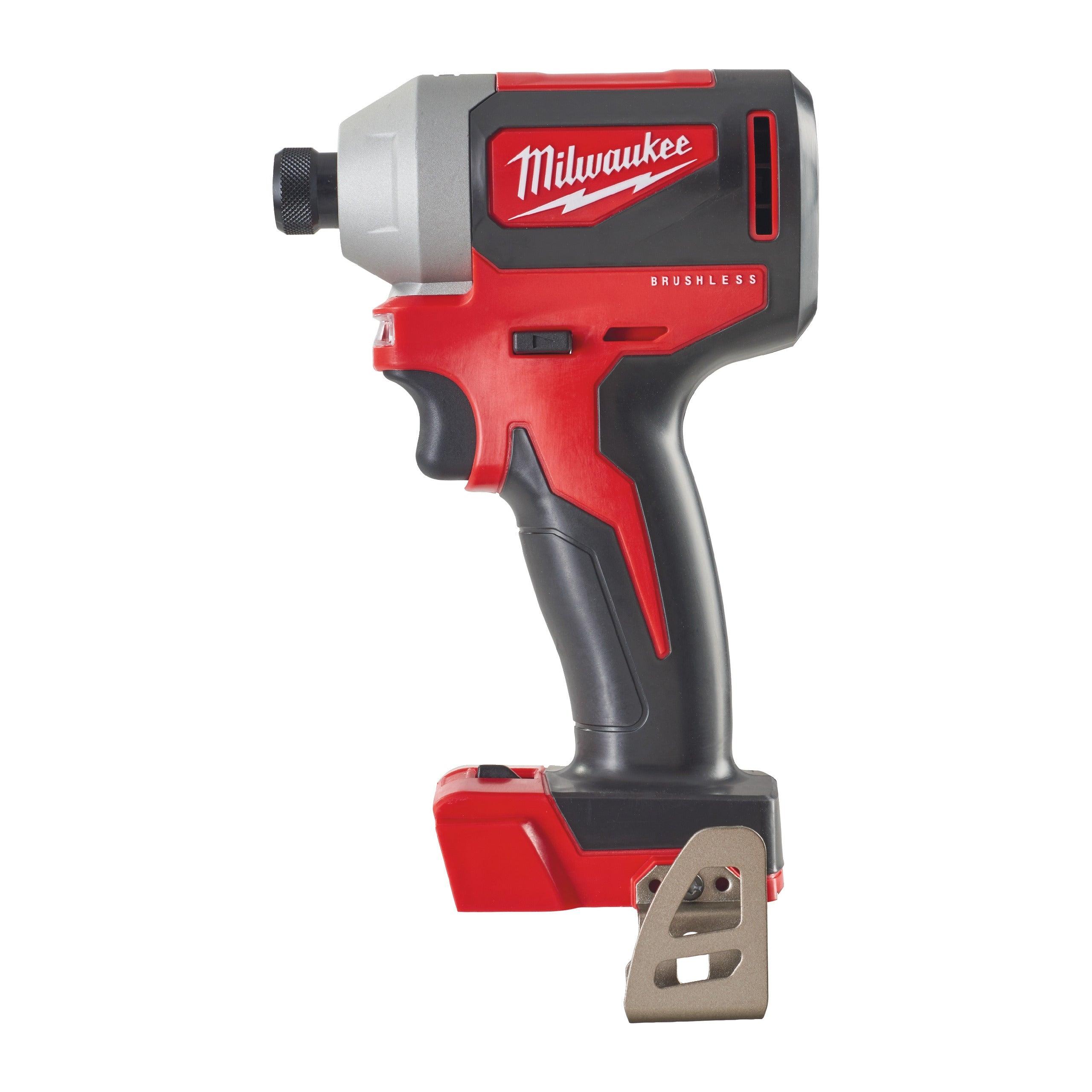 Mașină de înșurubat cu impact Milwaukee 1/4″ Hex 180Nm 18V M18BLID2-0X, motor fără perii M18™, cod 4933464519, fără acumulator, fără încărcător, cutie HD - BIG STORE (Dynamic Tools SRL)