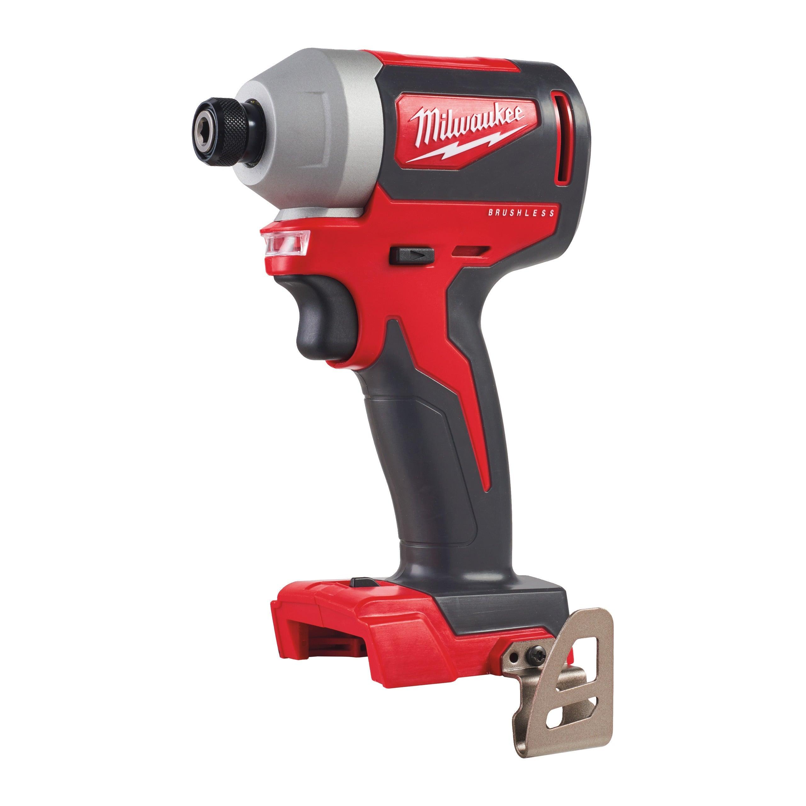 Mașină de înșurubat cu impact Milwaukee 1/4″ Hex 180Nm 18V M18BLID2-0X, motor fără perii M18™, cod 4933464519, fără acumulator, fără încărcător, cutie HD - BIG STORE (Dynamic Tools SRL)