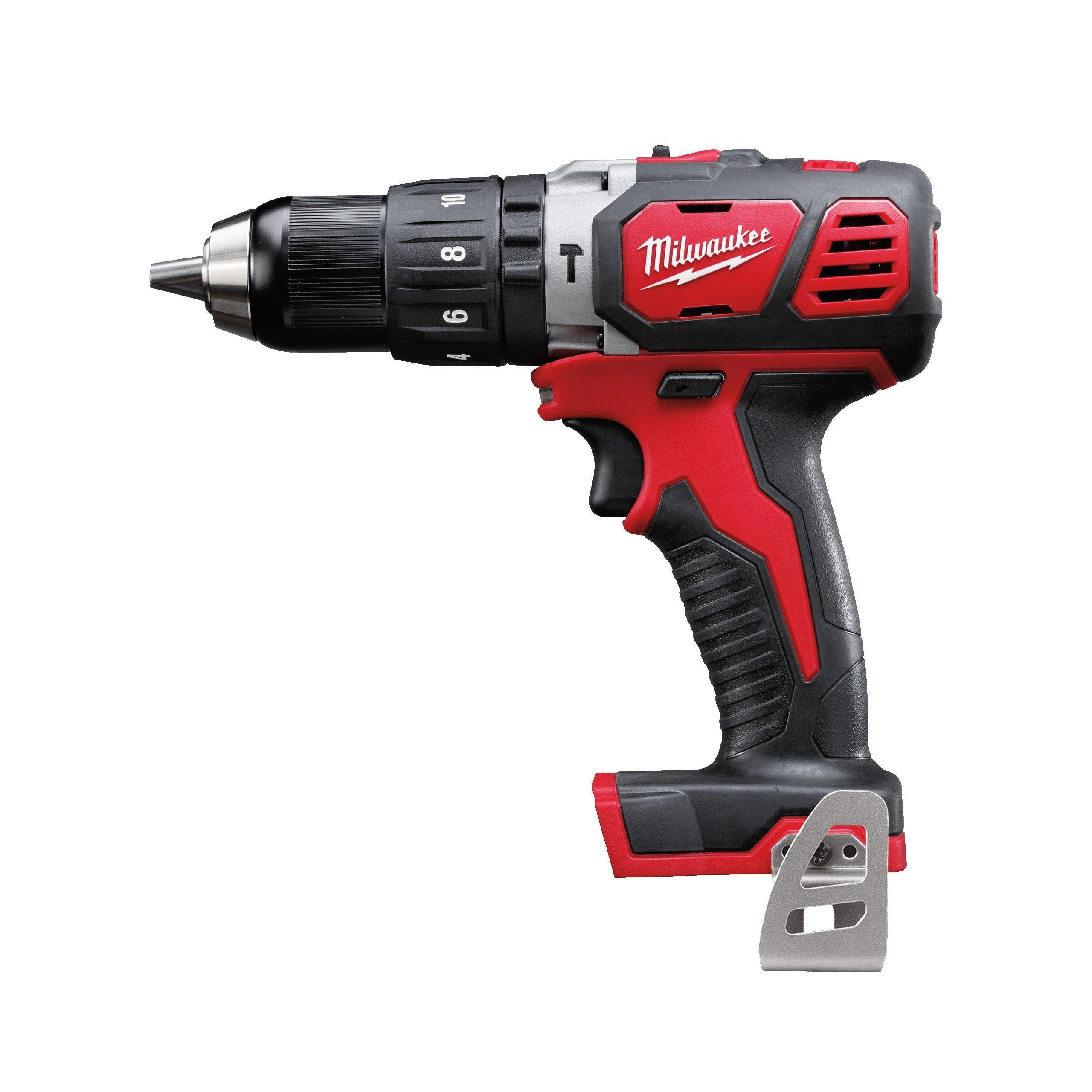 Mașină de găurit cu percuție compactă M18™ Milwaukee M18BPD-202X, cod 4933446189, 2 x M18 B2 acumulator, M12-18 C încărcător, cutie HD - BIG STORE (Dynamic Tools SRL)