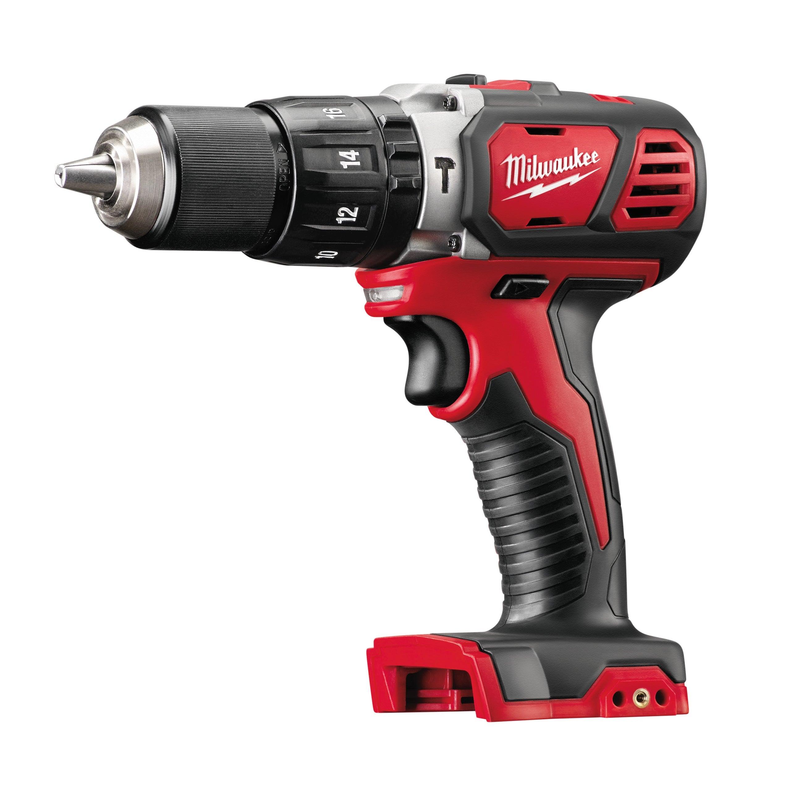 Mașină de găurit cu percuție compactă M18™ Milwaukee M18BPD-202X, cod 4933446189, 2 x M18 B2 acumulator, M12-18 C încărcător, cutie HD - BIG STORE (Dynamic Tools SRL)