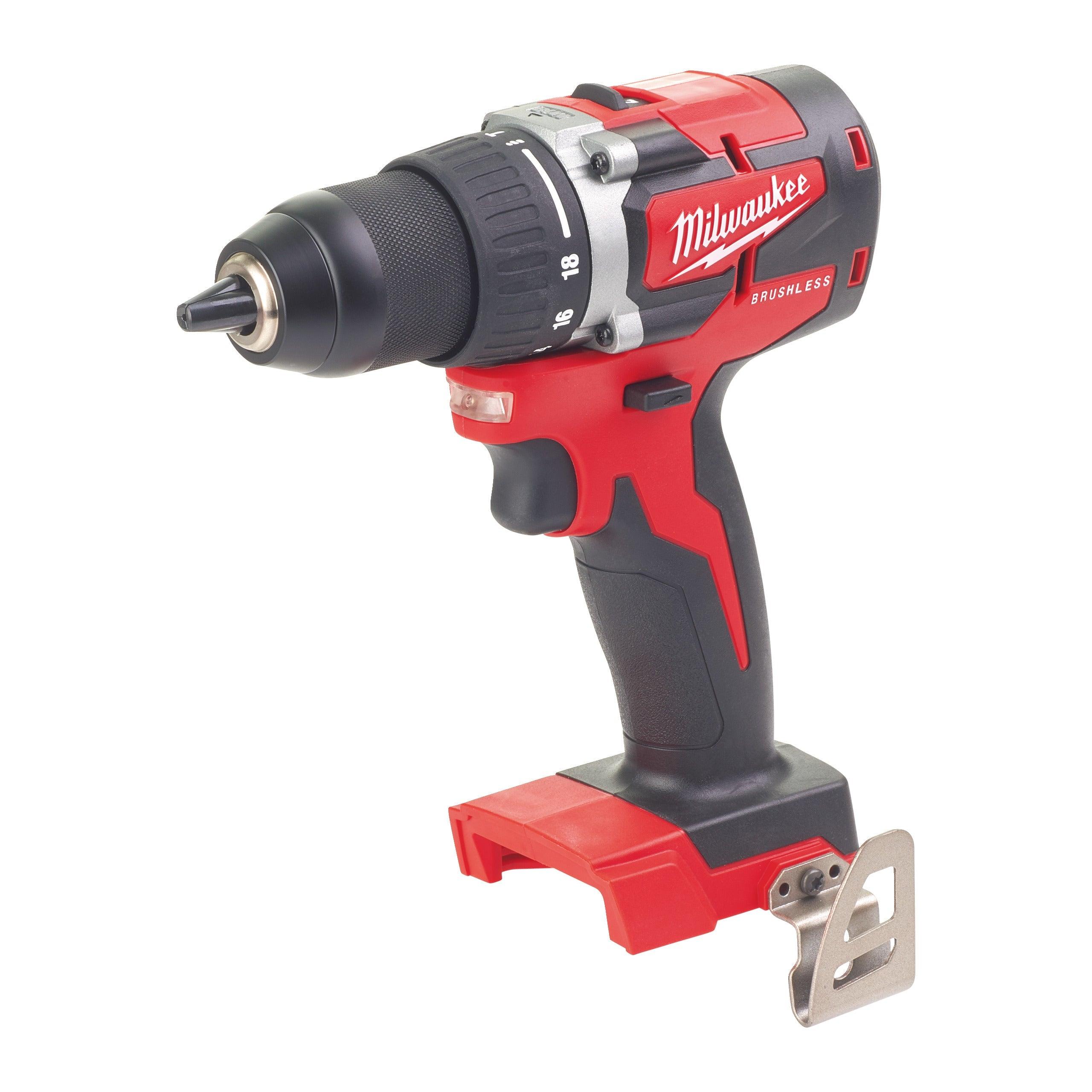 Mașină de găurit, compactă, cu motor fără perii M18™ Milwaukee M18CBLDD-0X, cod 4933464555, fără acumulator, fără încărcător, cutie HD - BIG STORE (Dynamic Tools SRL)