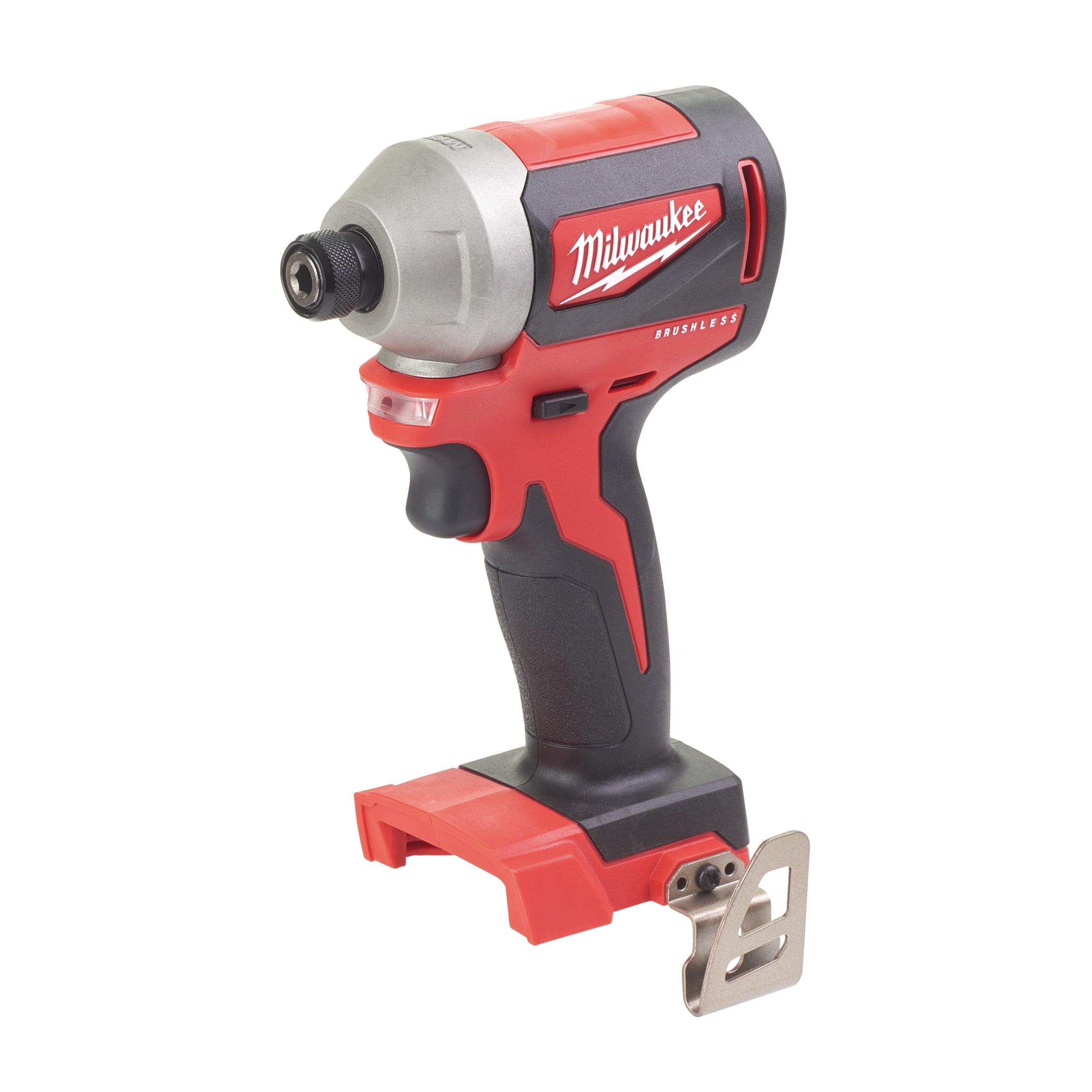Mașină de înșurubat cu impact Milwaukee 1/4″ Hex 180Nm 18V M18CBLID-0, M18™ compactă cu motor fără perii, fără acumulator, fără încărcător, fără cutie, cod 4933464476 - BIG STORE (Dynamic Tools SRL)