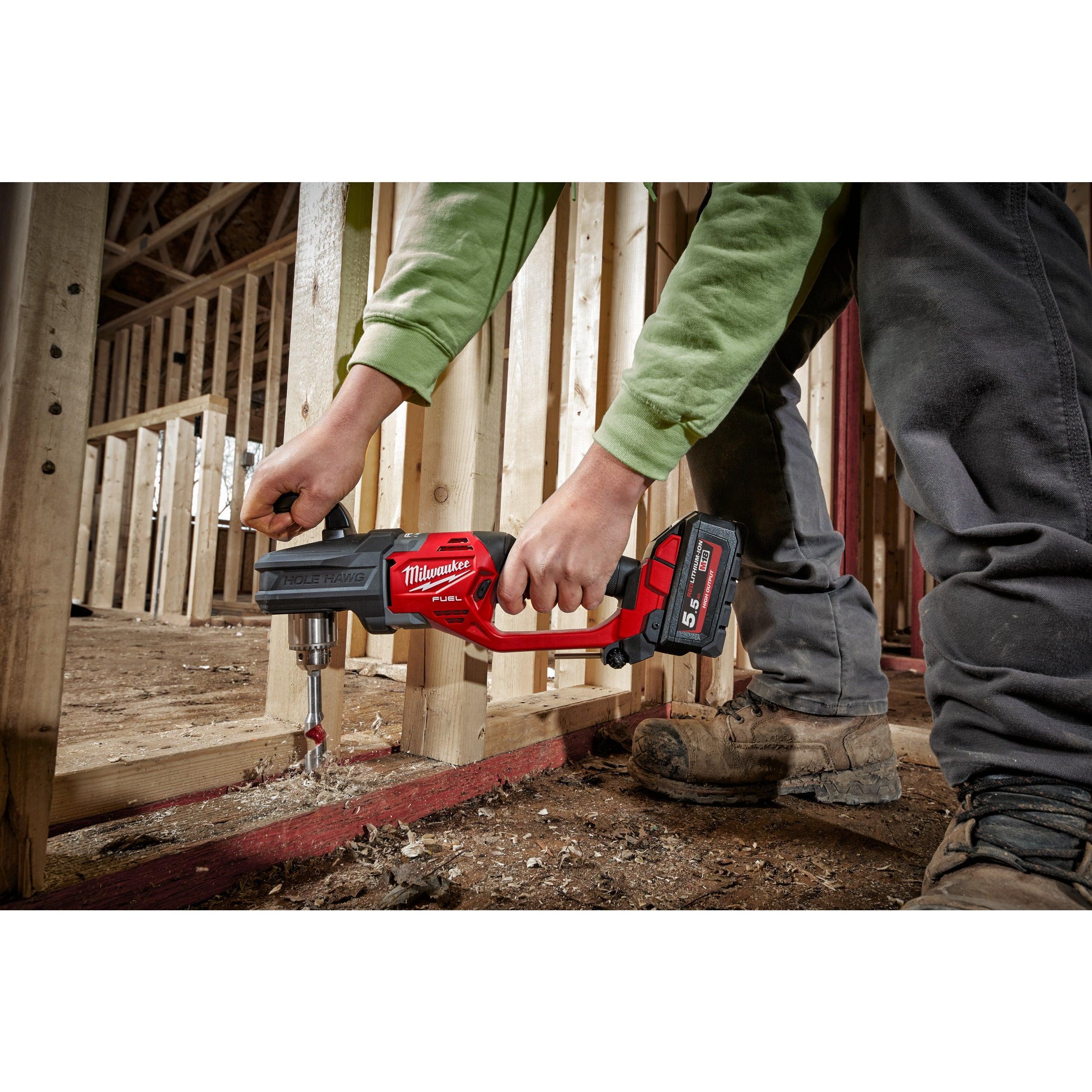 Mașină de găurit unghiulară M18 FUEL™ Milwaukee M18CRAD2-0X, cod 4933471641, fără acumulator, fără încărcător, cutie HD - BIG STORE (Dynamic Tools SRL)
