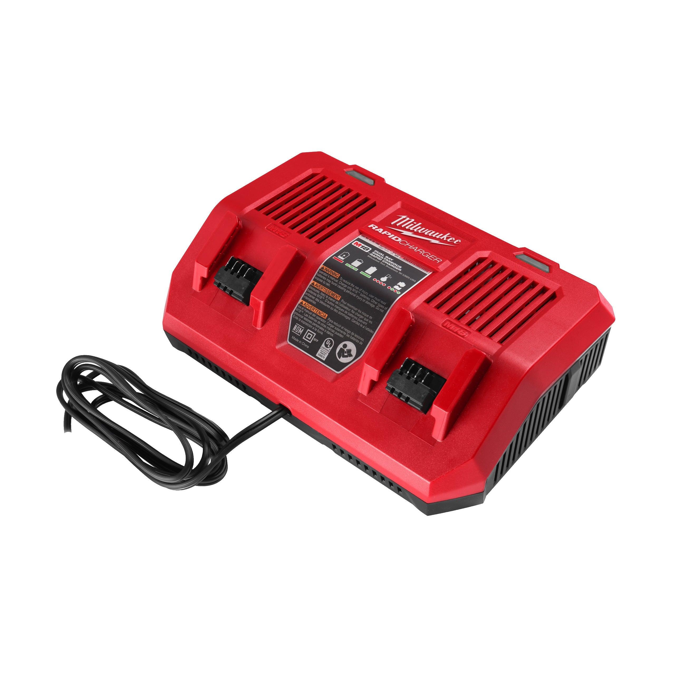 Încărcător dublu M18™ Milwaukee M18DFC, cod 4932472073 - BIG STORE (Dynamic Tools SRL)