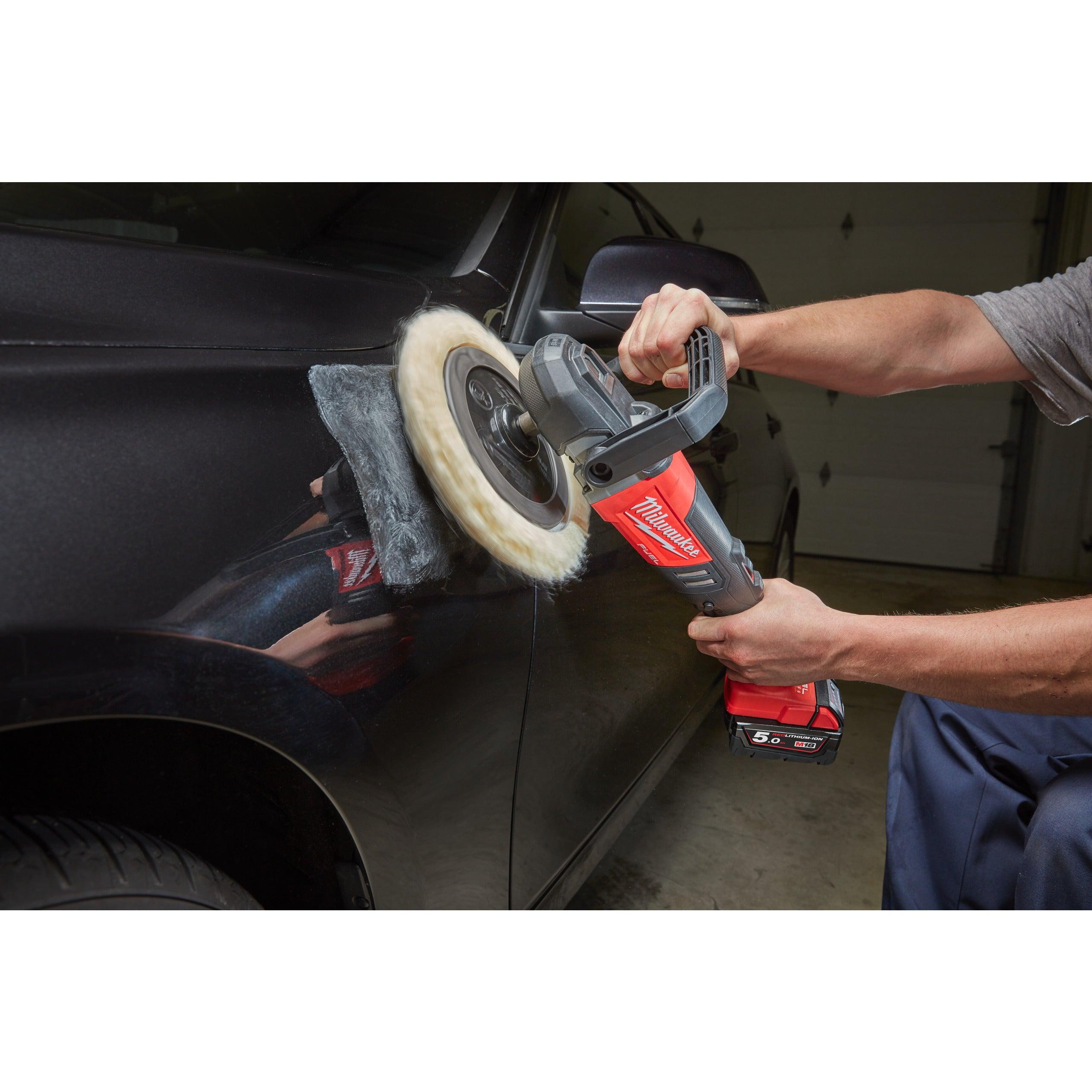 Mașină de polișat M18 FUEL™ Milwaukee M18FAP180-502X, cod 4933451550, 2 x M18 B5 acumulator, M12-18 FC încărcător, cutie HD - BIG STORE (Dynamic Tools SRL)