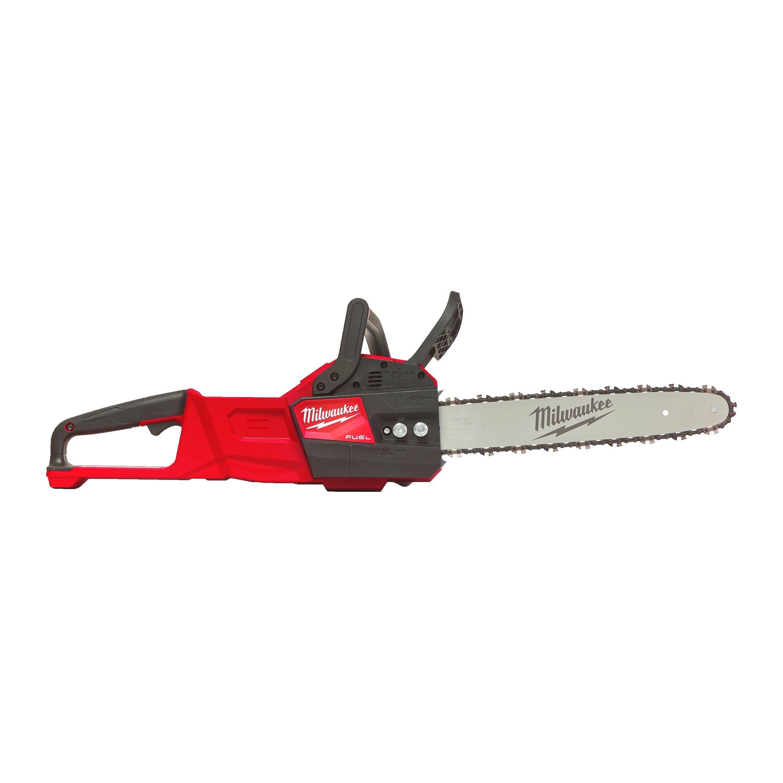 Fierăstrău cu lanț 35 cm M18 FUEL™ Milwaukee M18FCHS35-0, cod 4933479678, fără acumulator, fără încărcător, fără cutie + CADOU: ochelari 4932478764 + lanț de rezervă Stihl - BIG STORE (Dynamic Tools SRL)