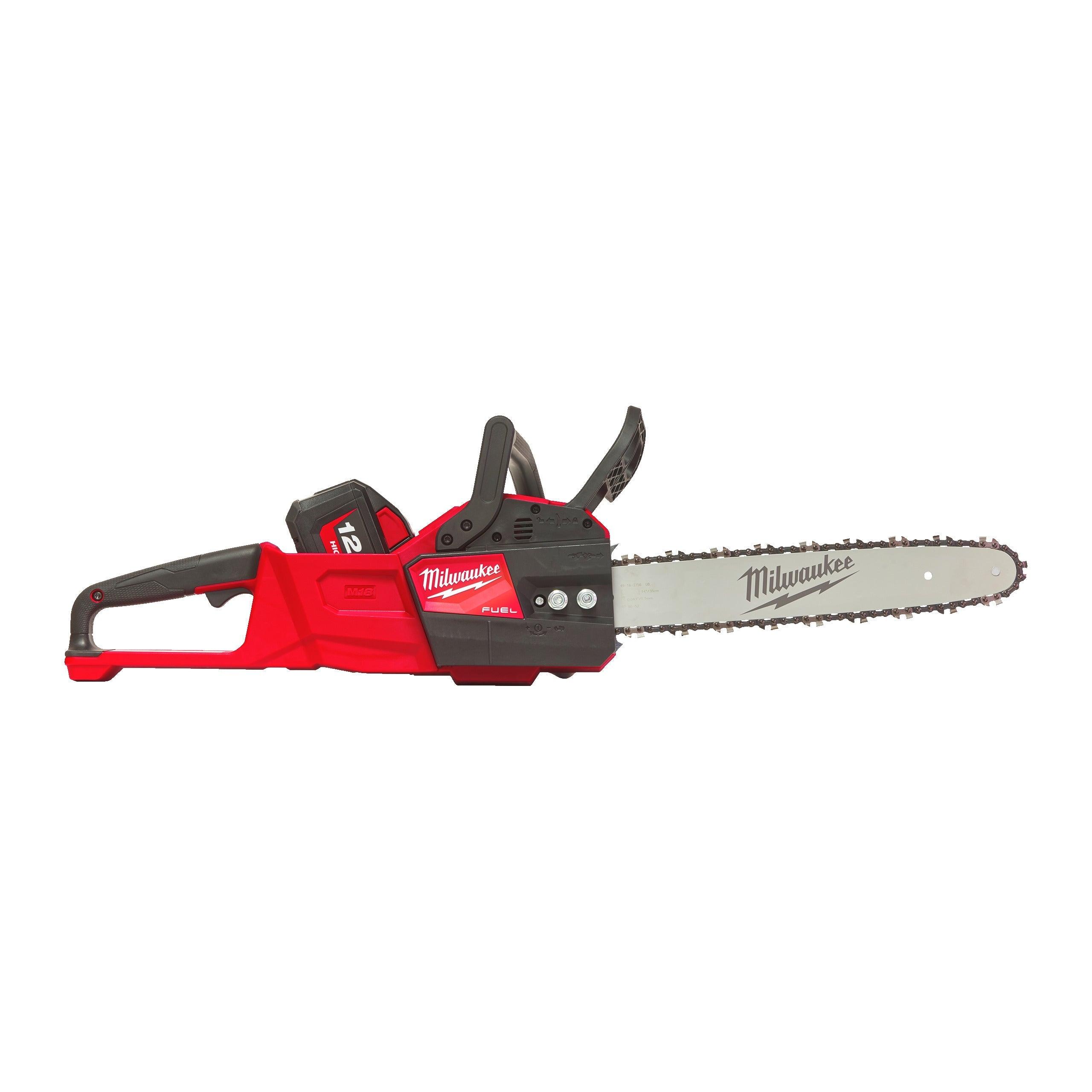 Fierăstrău cu lanț 35 cm M18 FUEL™ Milwaukee M18FCHS35-121UK, cod 4933479899, 1 x M18 HB12 acumulator, M12-18 FC încărcător, fără cutie - BIG STORE (Dynamic Tools SRL)