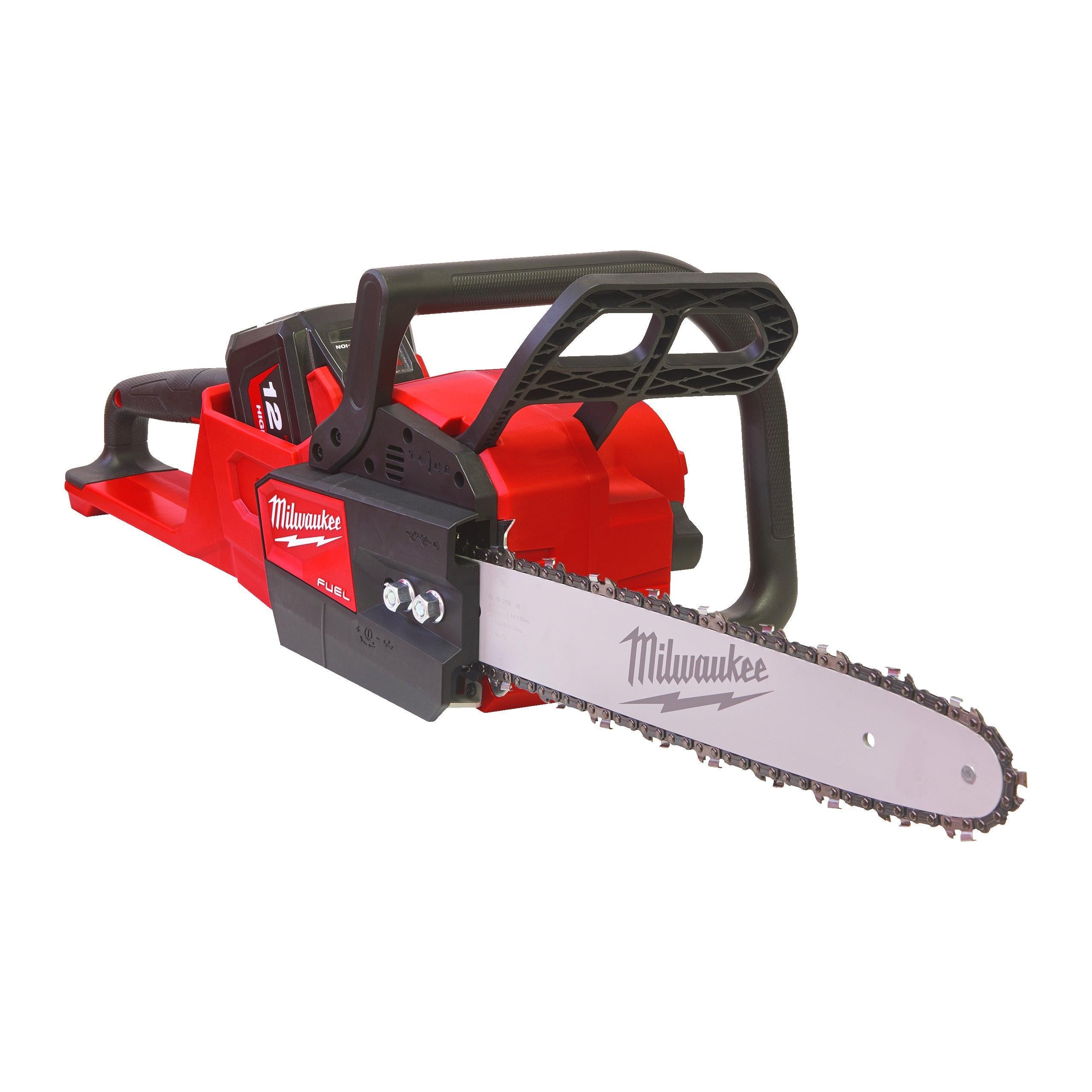 Fierăstrău cu lanț 35 cm M18 FUEL™ Milwaukee M18FCHS35-122, cod 4933479679, 2 x M18 HB12 acumulator, M12-18 FC încărcător, fără cutie + CADOU: ochelari 4932478764 + lanț de rezervă Stihl - BIG STORE (Dynamic Tools SRL)