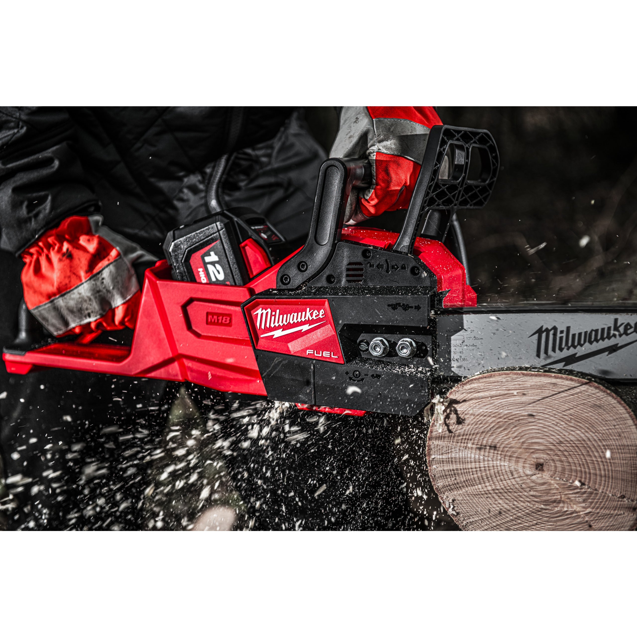 Fierăstrău cu lanț 30 cm M18 FUEL™ Milwaukee M18FCHSC-121, cod 4933471442, 1 x M18 HB12 acumulator, M12-18 FC încărcător, fără cutie - BIG STORE (Dynamic Tools SRL)