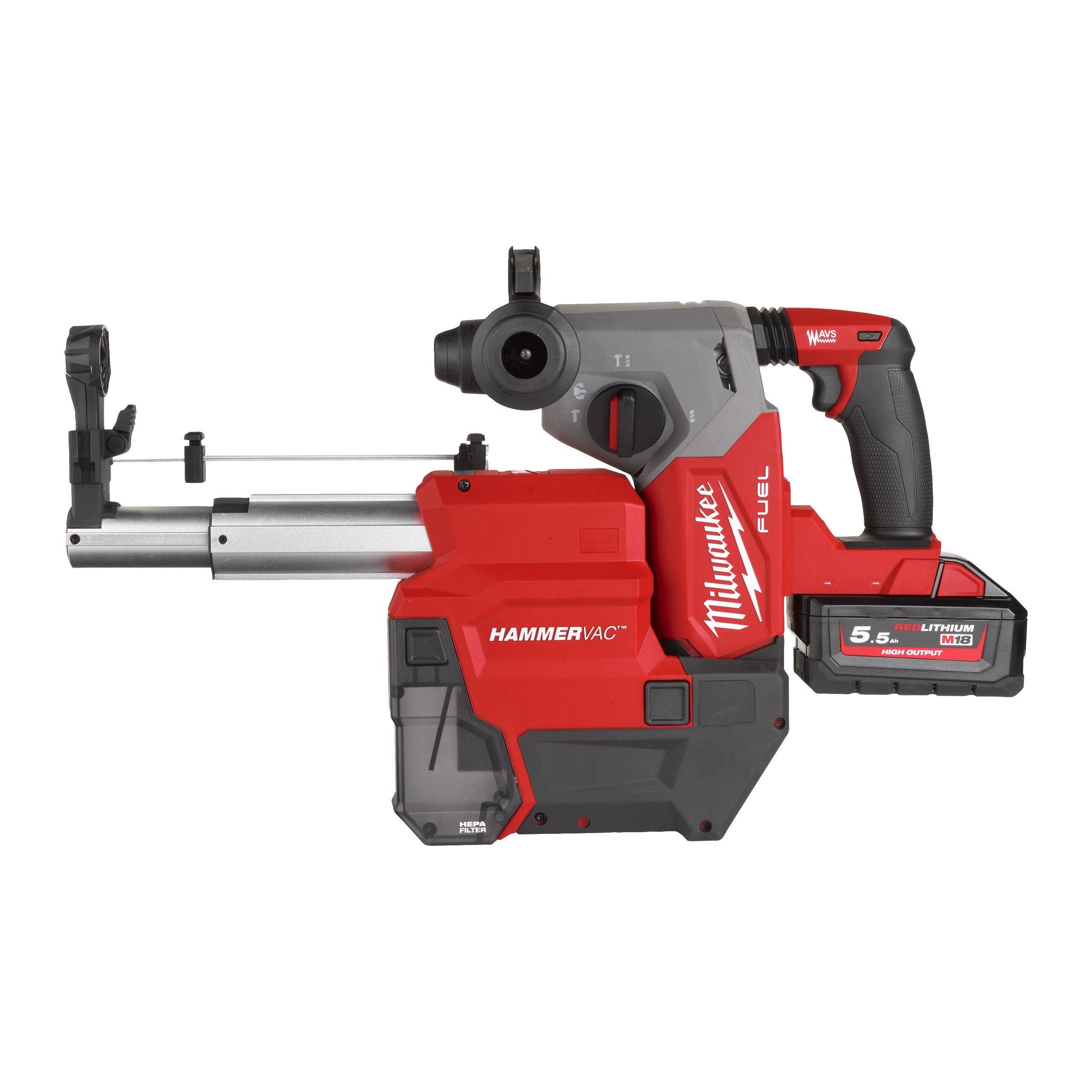 Extractor praf M18 FUEL™ AUTOPULSE™ pentru ciocanele rotopercutoare SDS-plus 26 mm Milwaukee M18FPDDEXL-0, cod 4933478508 - BIG STORE (Dynamic Tools SRL)
