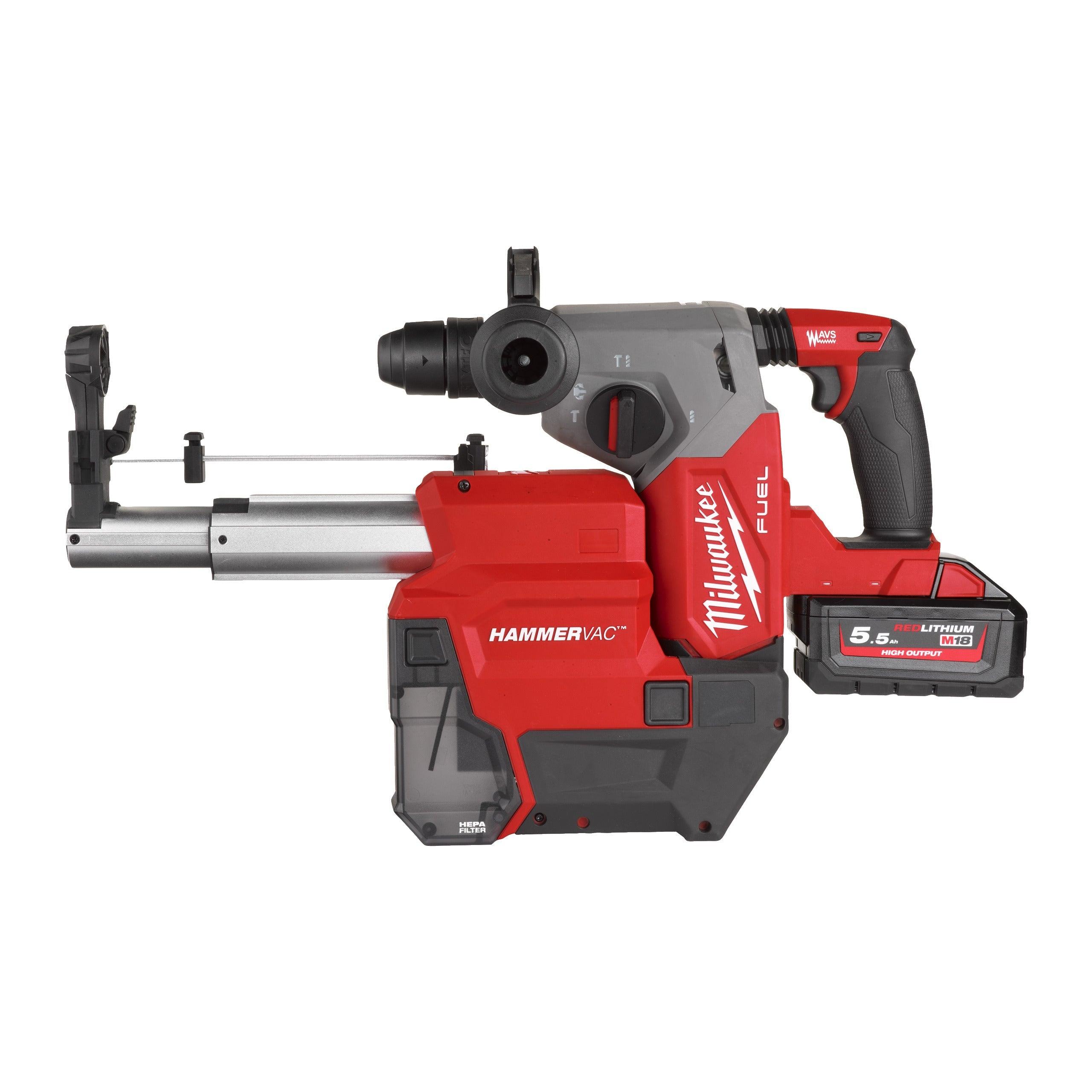 Extractor praf M18 FUEL™ AUTOPULSE™ pentru ciocanele rotopercutoare SDS-plus 26 mm Milwaukee M18FPDDEXL-0, cod 4933478508 - BIG STORE (Dynamic Tools SRL)