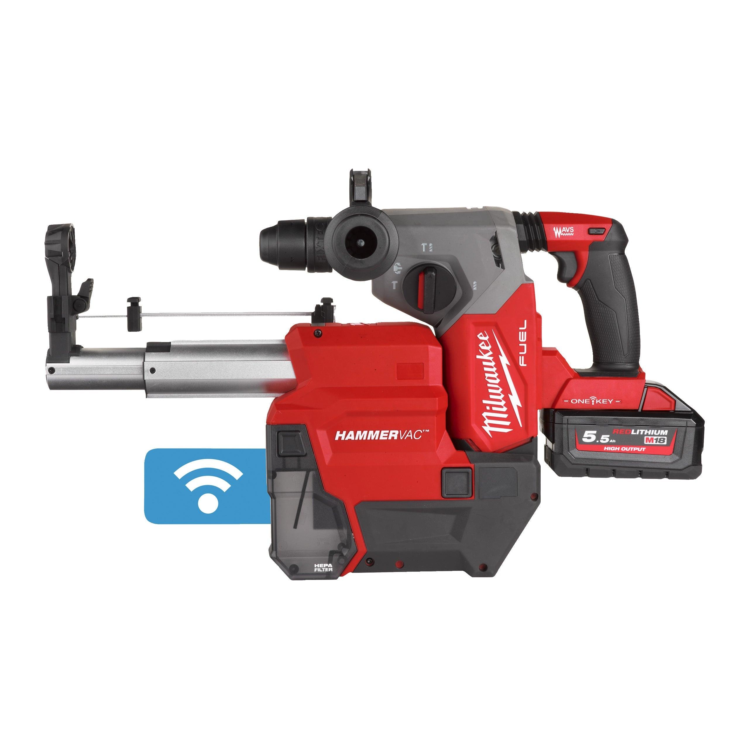 Extractor praf M18 FUEL™ AUTOPULSE™ pentru ciocanele rotopercutoare SDS-plus 26 mm Milwaukee M18FPDDEXL-0, cod 4933478508 - BIG STORE (Dynamic Tools SRL)
