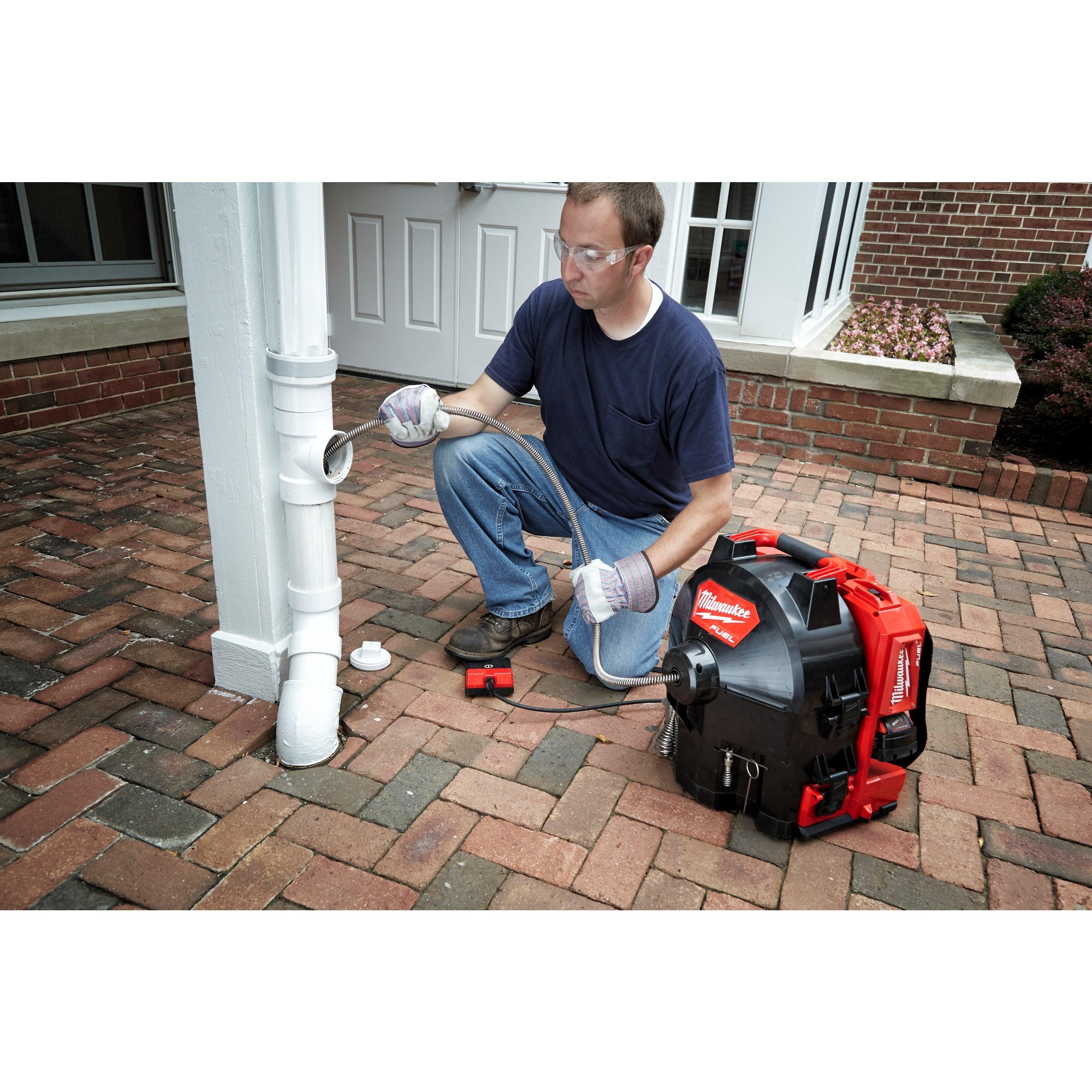 Mașină desfundat țevi autonomă 13 mm M18 FUEL™ Milwaukee M18FFSDC13-0, fără acumulator, fără încărcător, fără cutie, cod 4933459708 - BIG STORE (Dynamic Tools SRL)