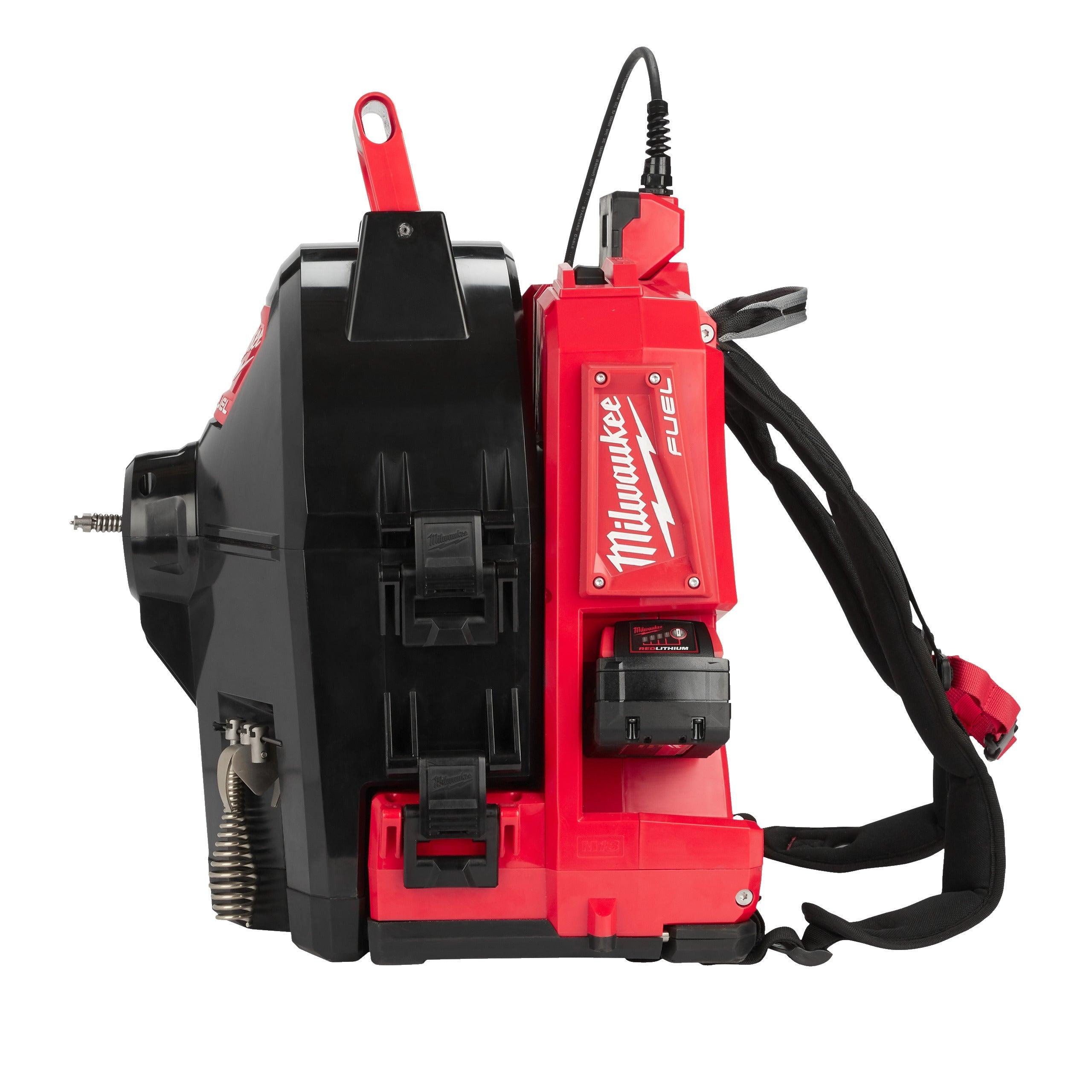 Mașină desfundat țevi autonomă 16 mm M18 FUEL™ Milwaukee M18FFSDC16-502, cod 4933459710, 2 x M18 B5 acumulator, M12-18 FC încărcător, fără cutie - BIG STORE (Dynamic Tools SRL)