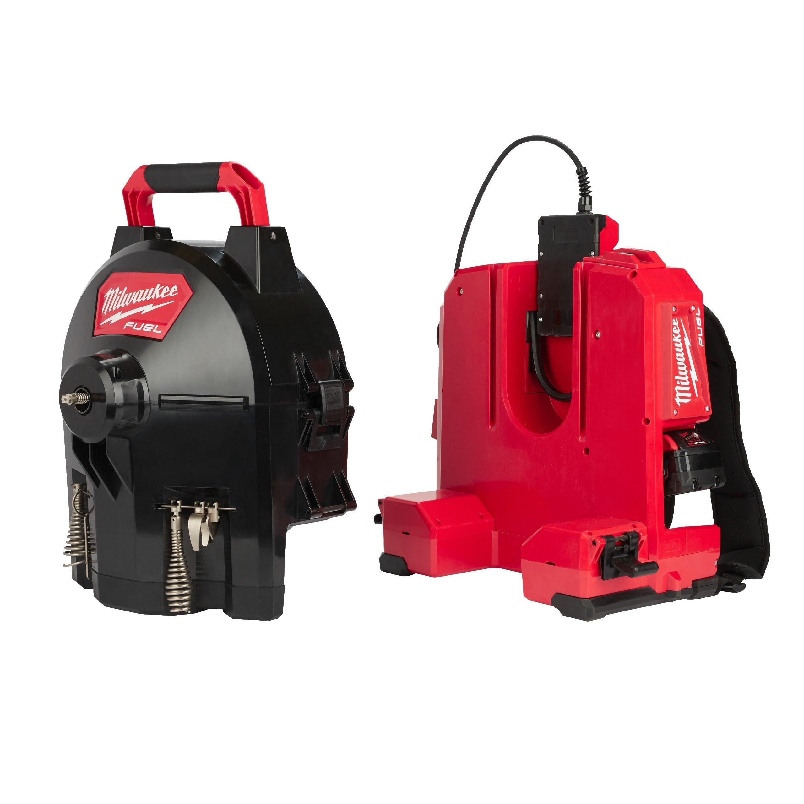 Mașină desfundat țevi autonomă 16 mm M18 FUEL™ Milwaukee M18FFSDC16-502, cod 4933459710, 2 x M18 B5 acumulator, M12-18 FC încărcător, fără cutie - BIG STORE (Dynamic Tools SRL)