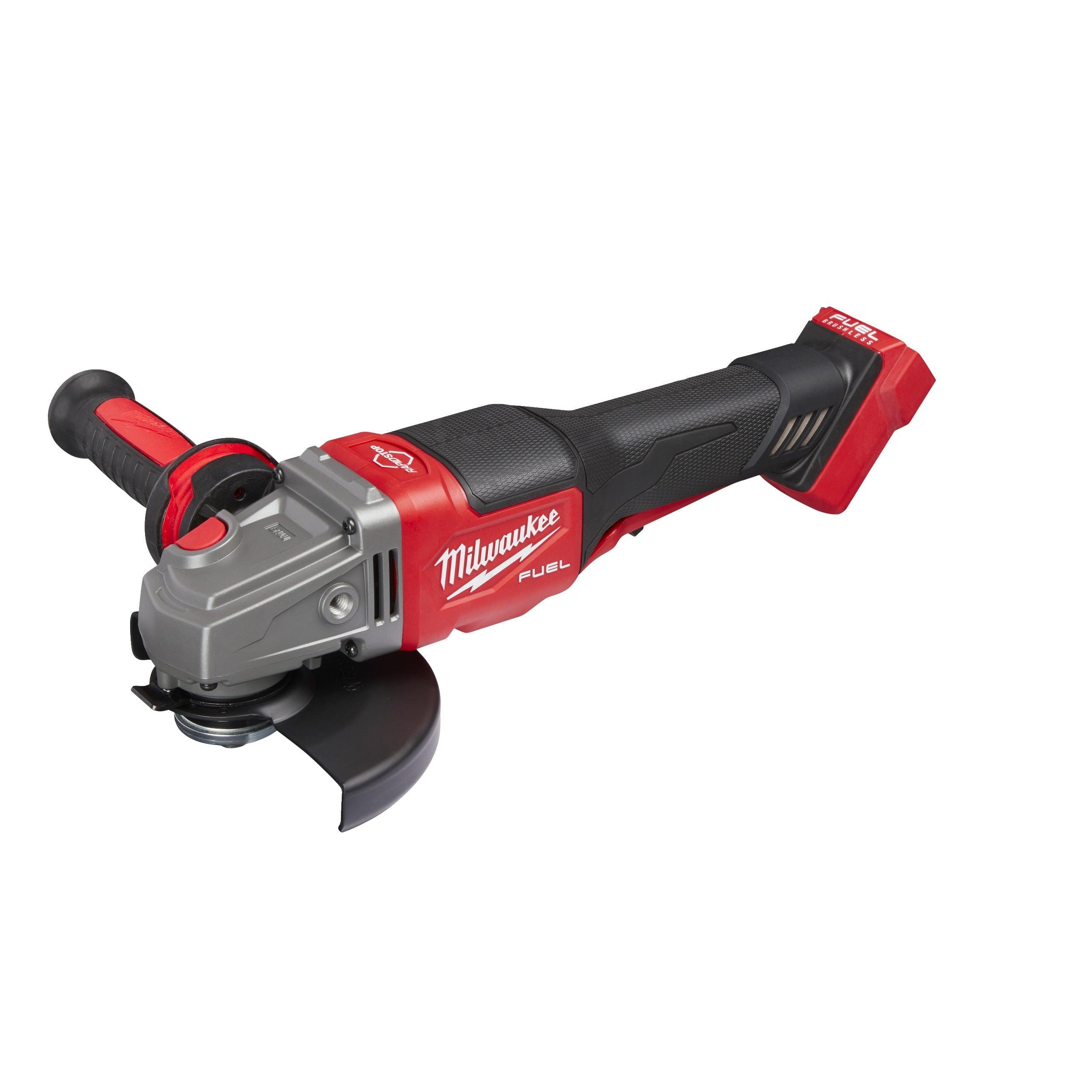 Polizor unghiular de înaltă performanță, de 125 mm, cu frânare, cu comutator tip clapetă, M18 FUEL™ Milwaukee M18FHSAG125XPDB-0, cod 4933471076, fără acumulator, fără încărcător, fără cutie - BIG STORE (Dynamic Tools SRL)