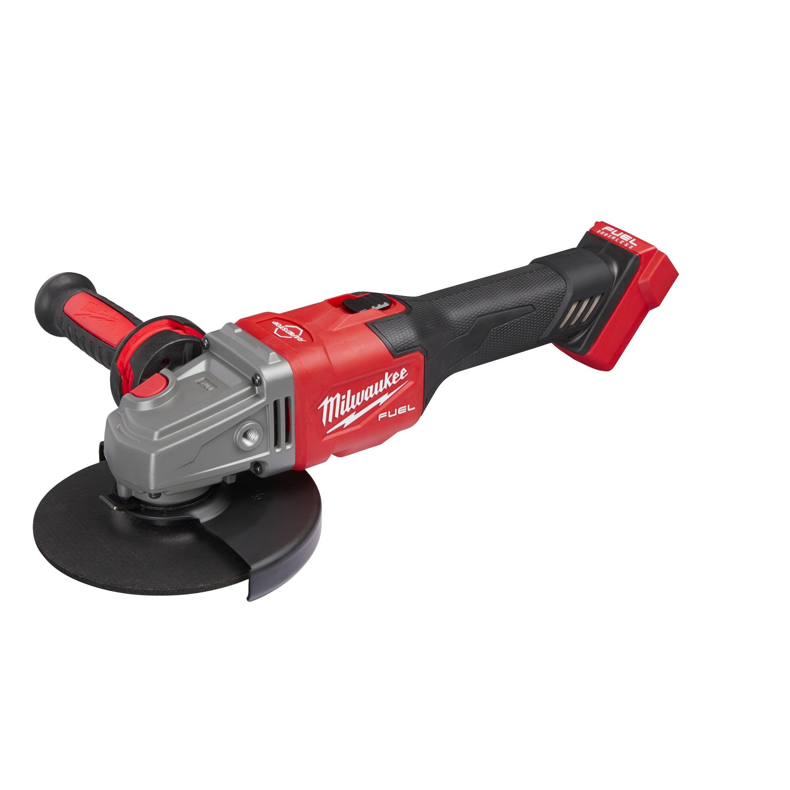 Polizor unghiular de înaltă performanță, de 150 mm, cu frânare, cu schimbător lateral, M18 FUEL™ Milwaukee M18FHSAG150XB-0X, cod 4933471084, fără acumulator, fără încărcător, cutie HD - BIG STORE (Dynamic Tools SRL)