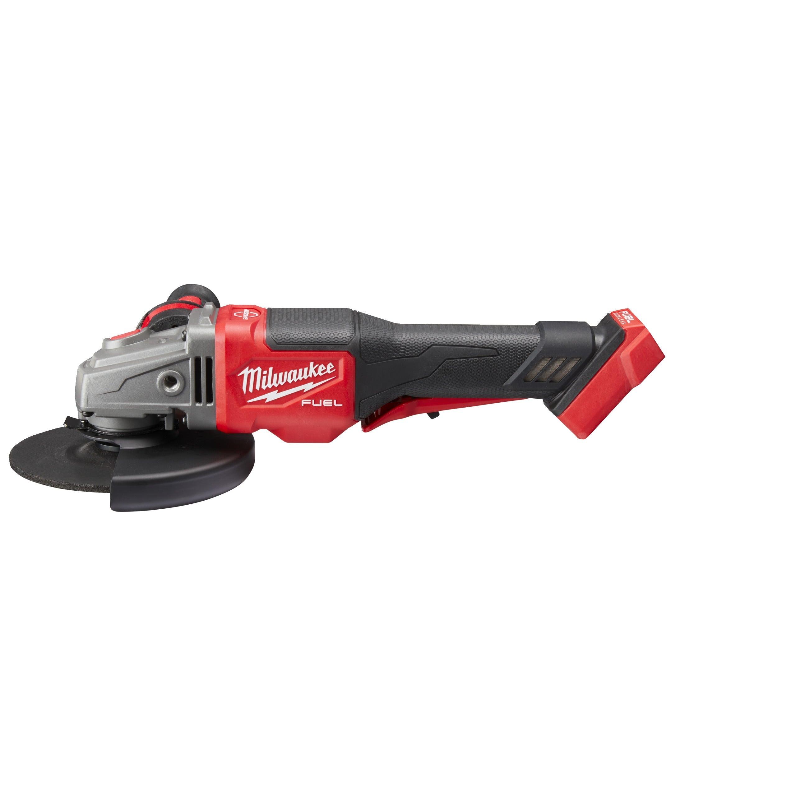 Polizor unghiular de înaltă performanță, de 150 mm, cu frânare, cu comutator tip clapetă, M18 FUEL™ Milwaukee M18FHSAG150XPDB-0X, cod 4933471085, fără acumulator, fără încărcător, cutie HD - BIG STORE (Dynamic Tools SRL)