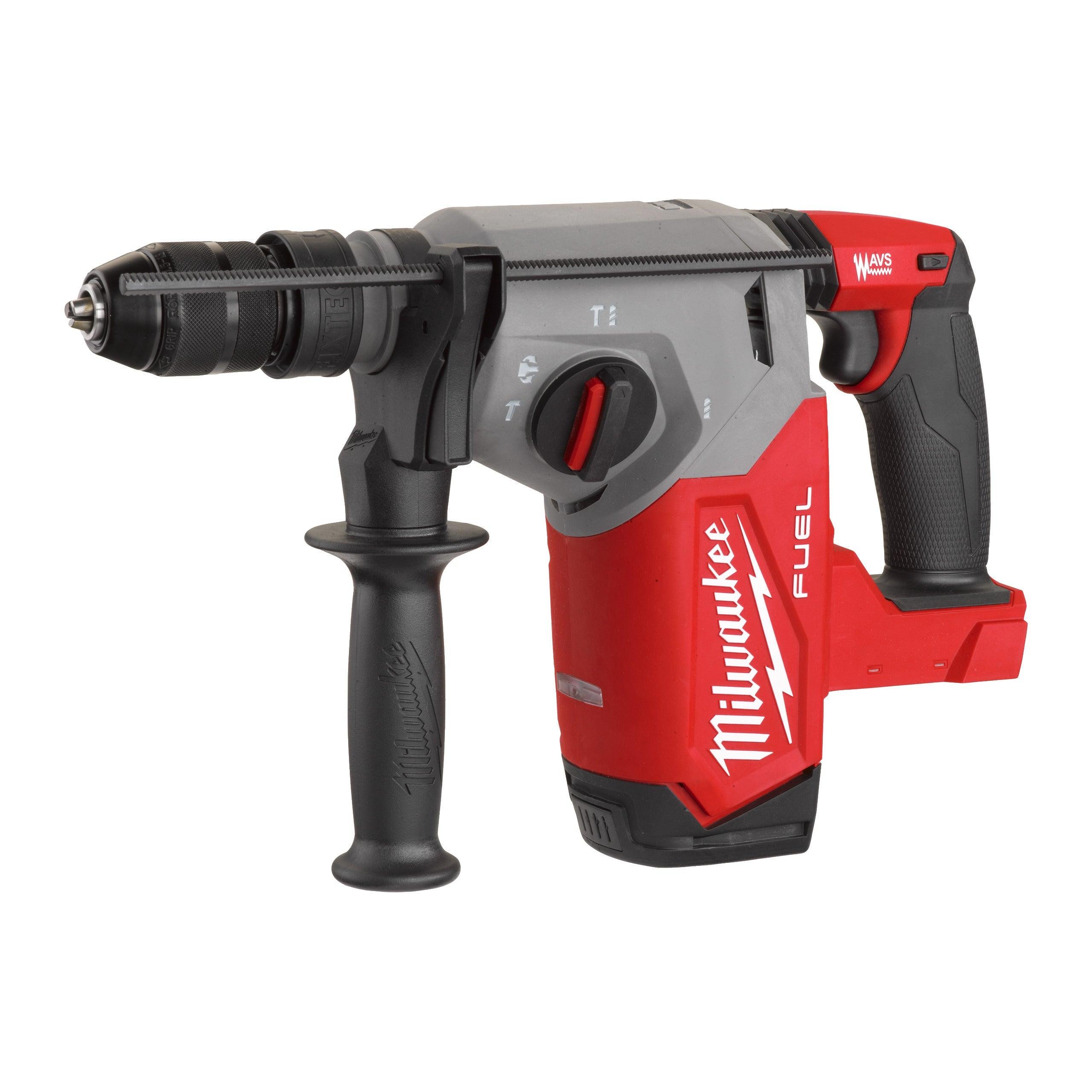 Ciocan rotopercutor SDS-Plus 26 mm cu 4 funcții și mandrină FIXTEC™ M18 FUEL™ Milwaukee M18FHX-0, fără acumulator, fără încărcător, fără cutie, cod 4933478887 - BIG STORE (Dynamic Tools SRL)