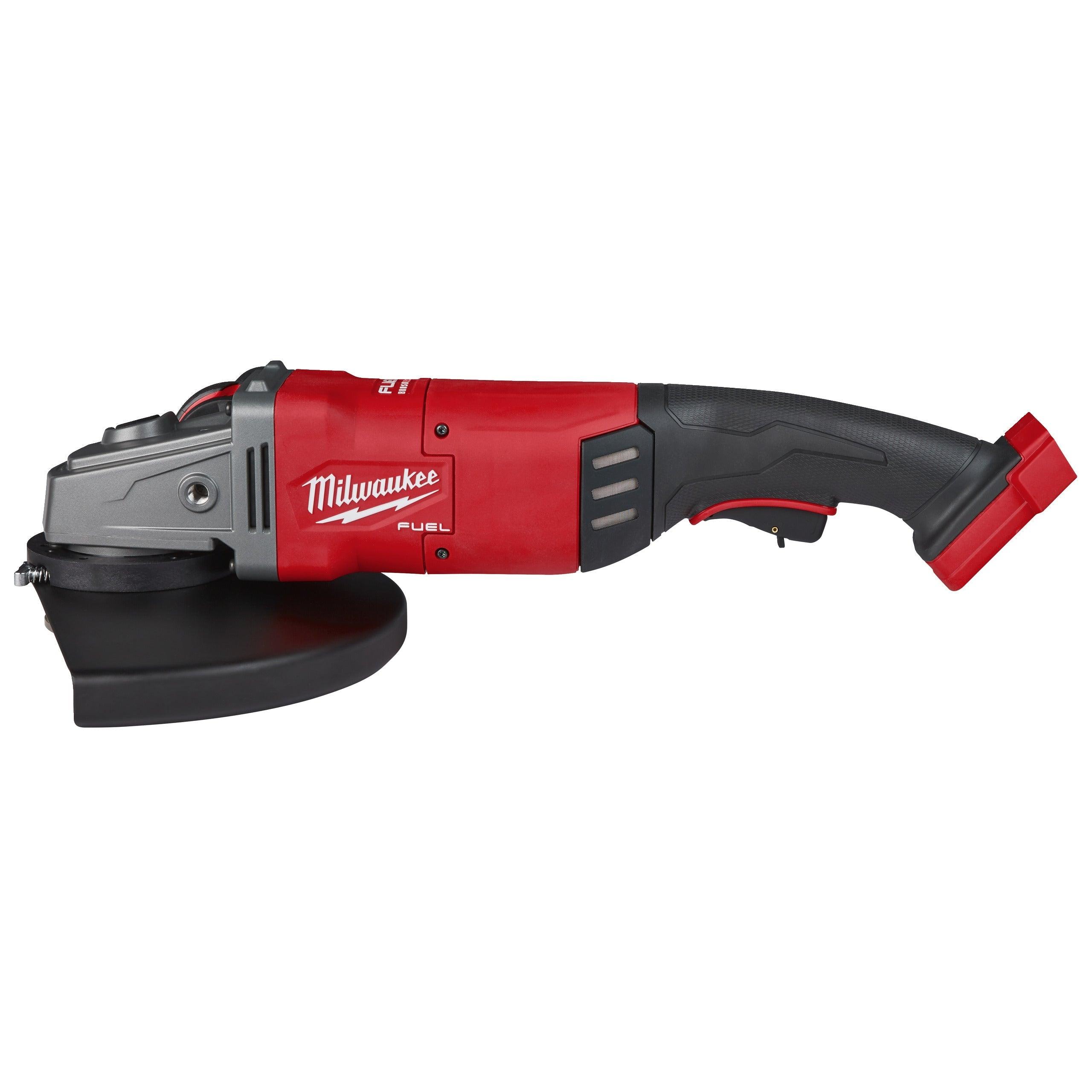 Polizor unghiular 180 mm cu comutator tip clapetă M18 FUEL™ Milwaukee M18FLAG180XPDB-0, cod 4933464112, fără acumulator, fără încărcător, fără cutie - BIG STORE (Dynamic Tools SRL)