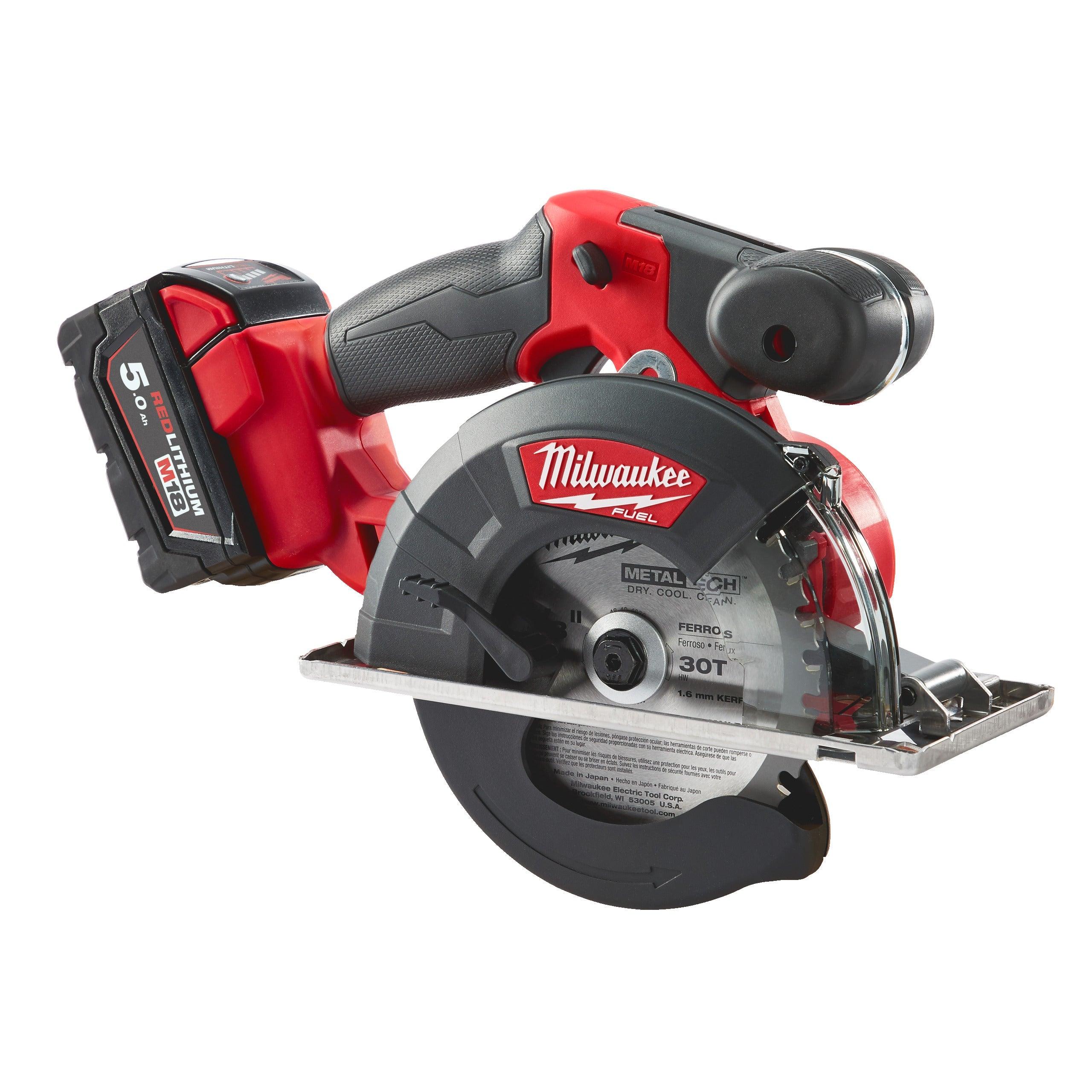 Fierăstrău pentru debitat metal M18 FUEL™ Milwaukee M18FMCS-502X, cod 4933459193, 2 x M18 B5 acumulator, M12-18 FC încărcător, cutie HD - BIG STORE (Dynamic Tools SRL)
