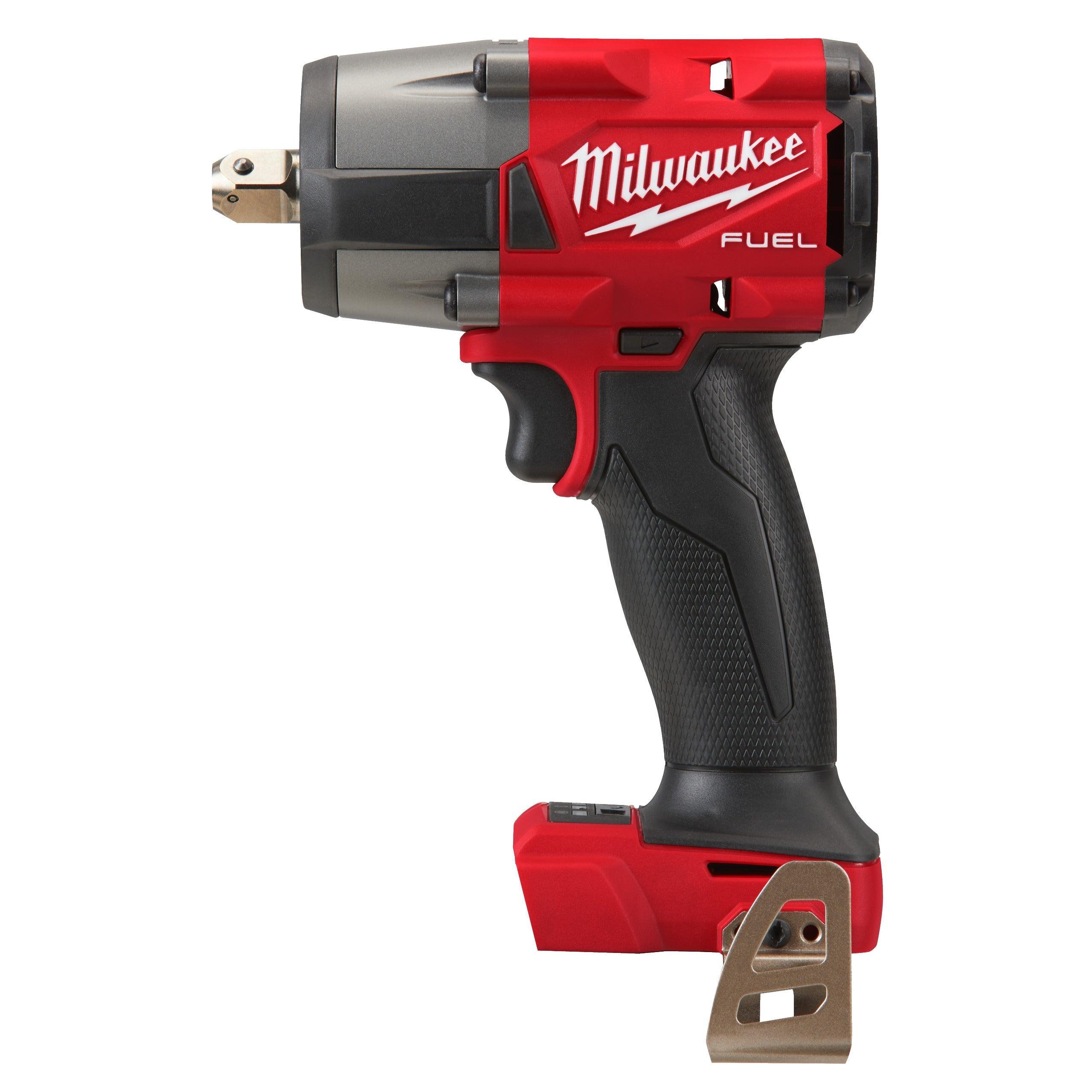 Cheie de impact Milwaukee 1/2″ 745Nm 18V M18FMTIW2P12-0X, M18 FUEL™, cuplu mediu și pin de blocare, cod 4933478452, fără acumulator, fără încărcător, cutie HD - BIG STORE (Dynamic Tools SRL)