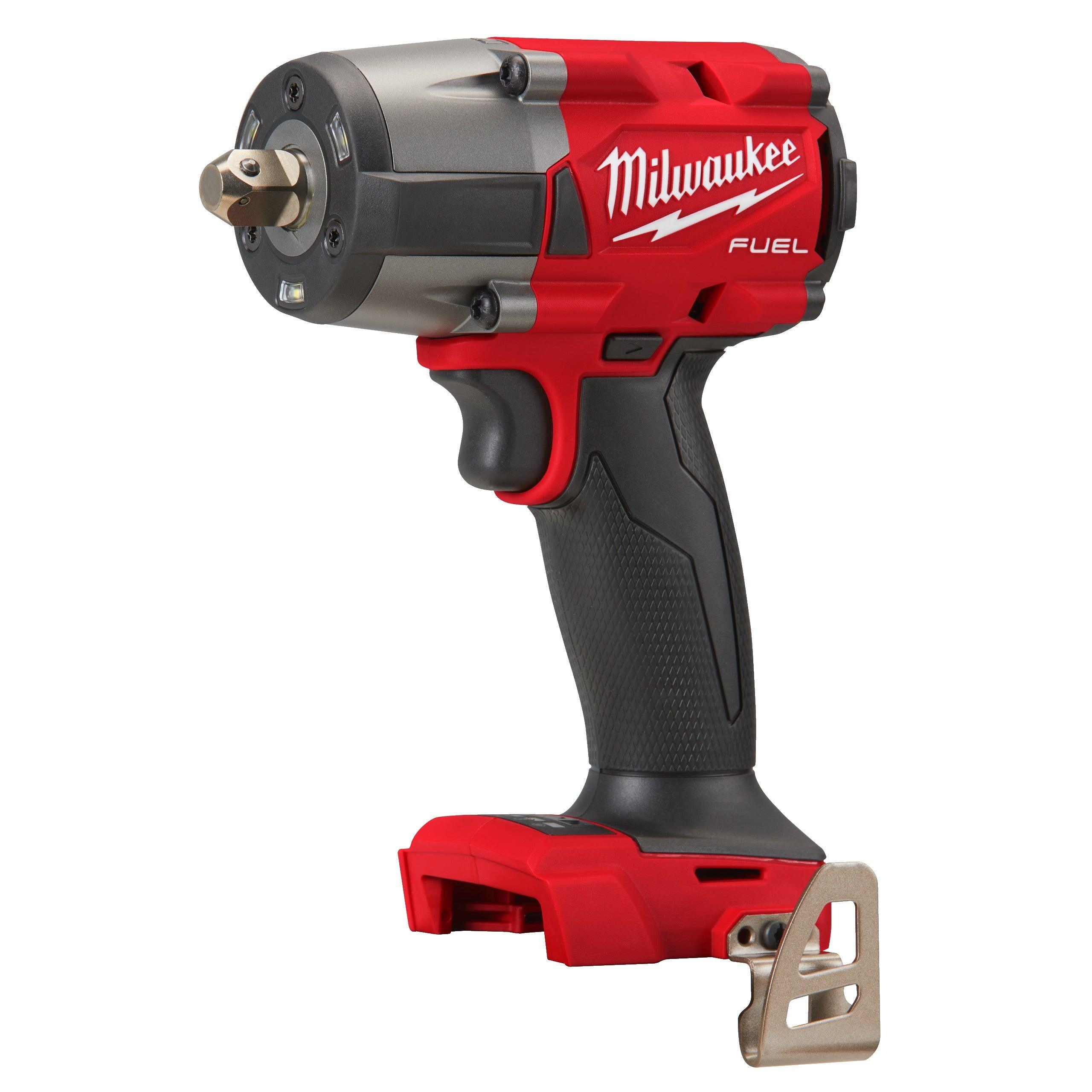 Cheie de impact Milwaukee 1/2″ 745Nm 18V M18FMTIW2P12-0X, M18 FUEL™, cuplu mediu și pin de blocare, cod 4933478452, fără acumulator, fără încărcător, cutie HD - BIG STORE (Dynamic Tools SRL)