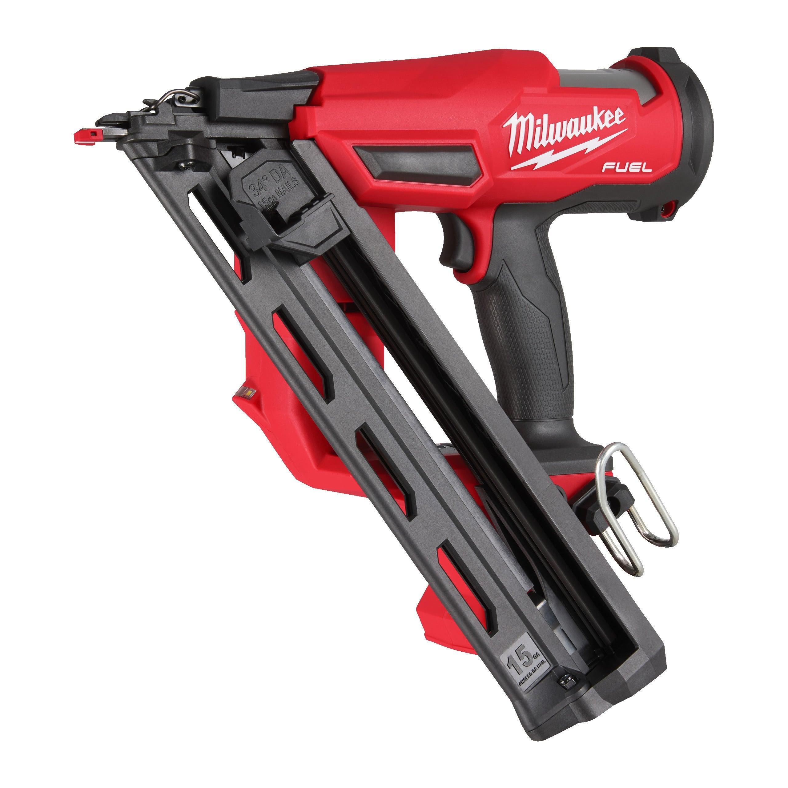 Pistol înclinat pentru cuie 15 GA M18 FUEL™ Milwaukee M18FN15GA-0X, cod 4933478091, fără acumulator, fără încărcător, cutie HD - BIG STORE (Dynamic Tools SRL)