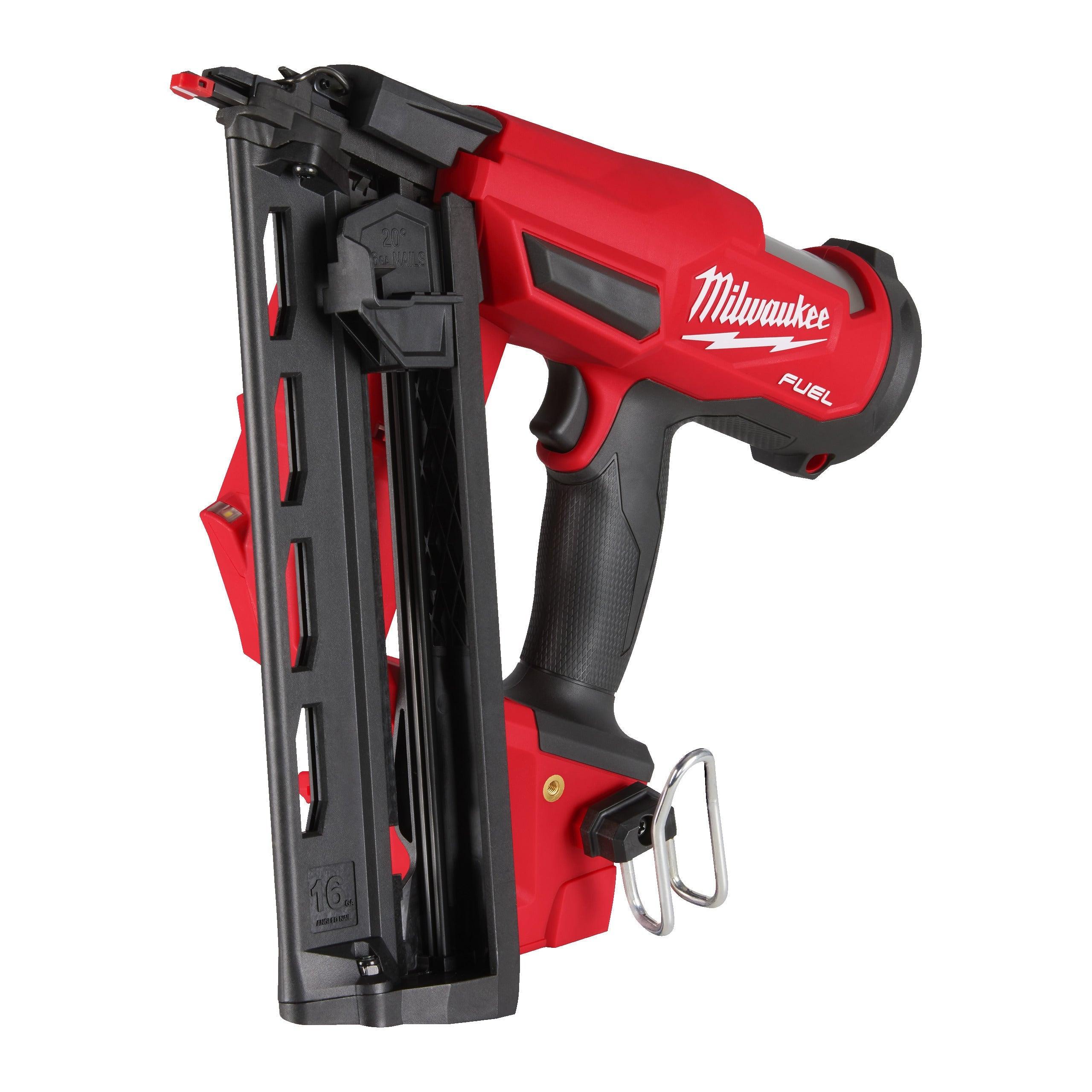Pistol înclinat pentru cuie 16 GA M18 FUEL™ Milwaukee M18FN16GA-0X, cod 4933478094, fără acumulator, fără încărcător, cutie HD - BIG STORE (Dynamic Tools SRL)