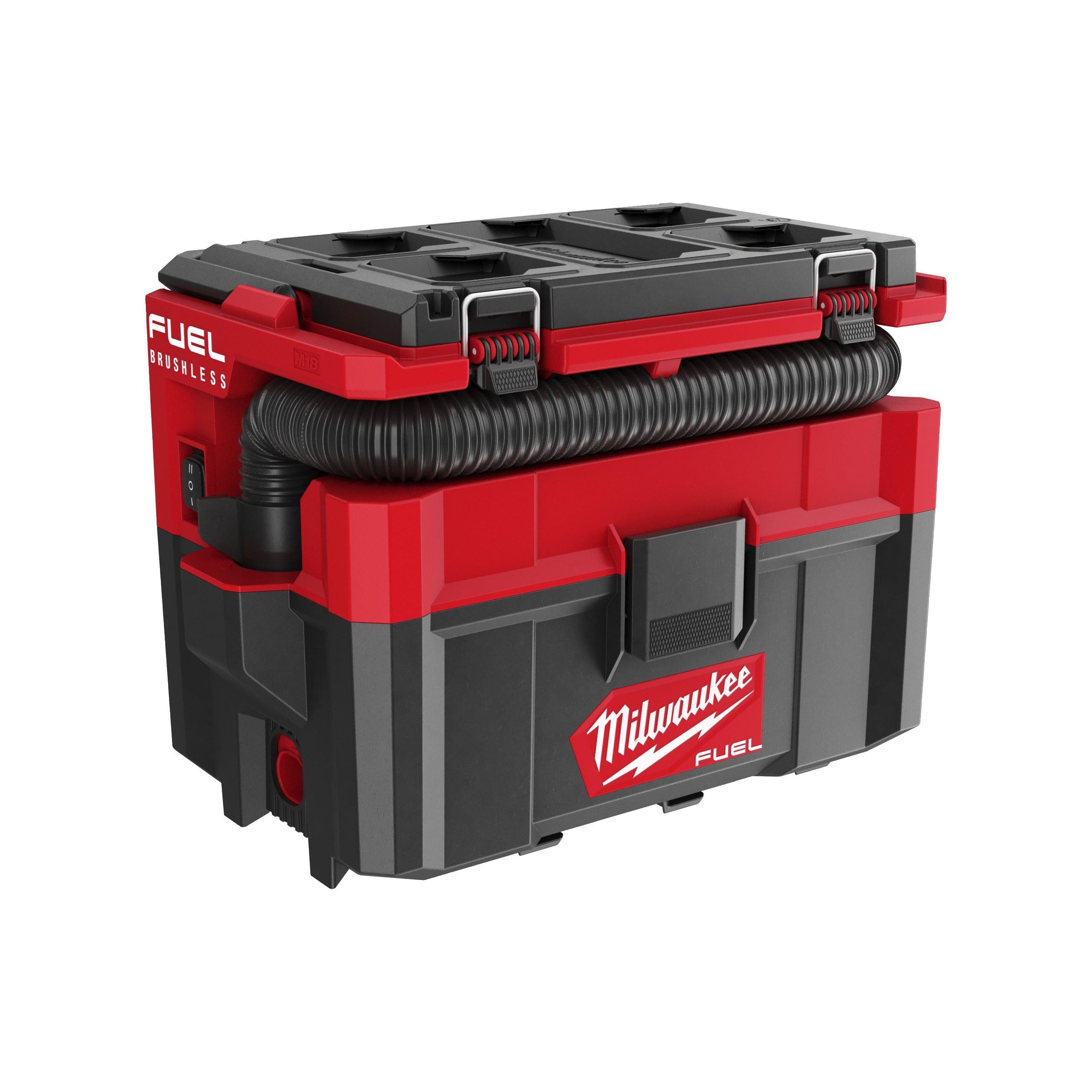 Aspirator umed/uscat M18 FUEL™ PACKOUT™ Milwaukee M18FPOVCL-0, cod 4933478187, fără acumulator, fără încărcător, fără cutie - BIG STORE (Dynamic Tools SRL)