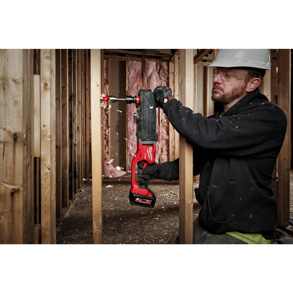 Mașină de găurit la unghi cu 2 viteze SUPER HAWG® M18 FUEL™ Milwaukee M18FRAD2-0, cod 4933471207, fără acumulator, fără încărcător, fără cutie - BIG STORE (Dynamic Tools SRL)
