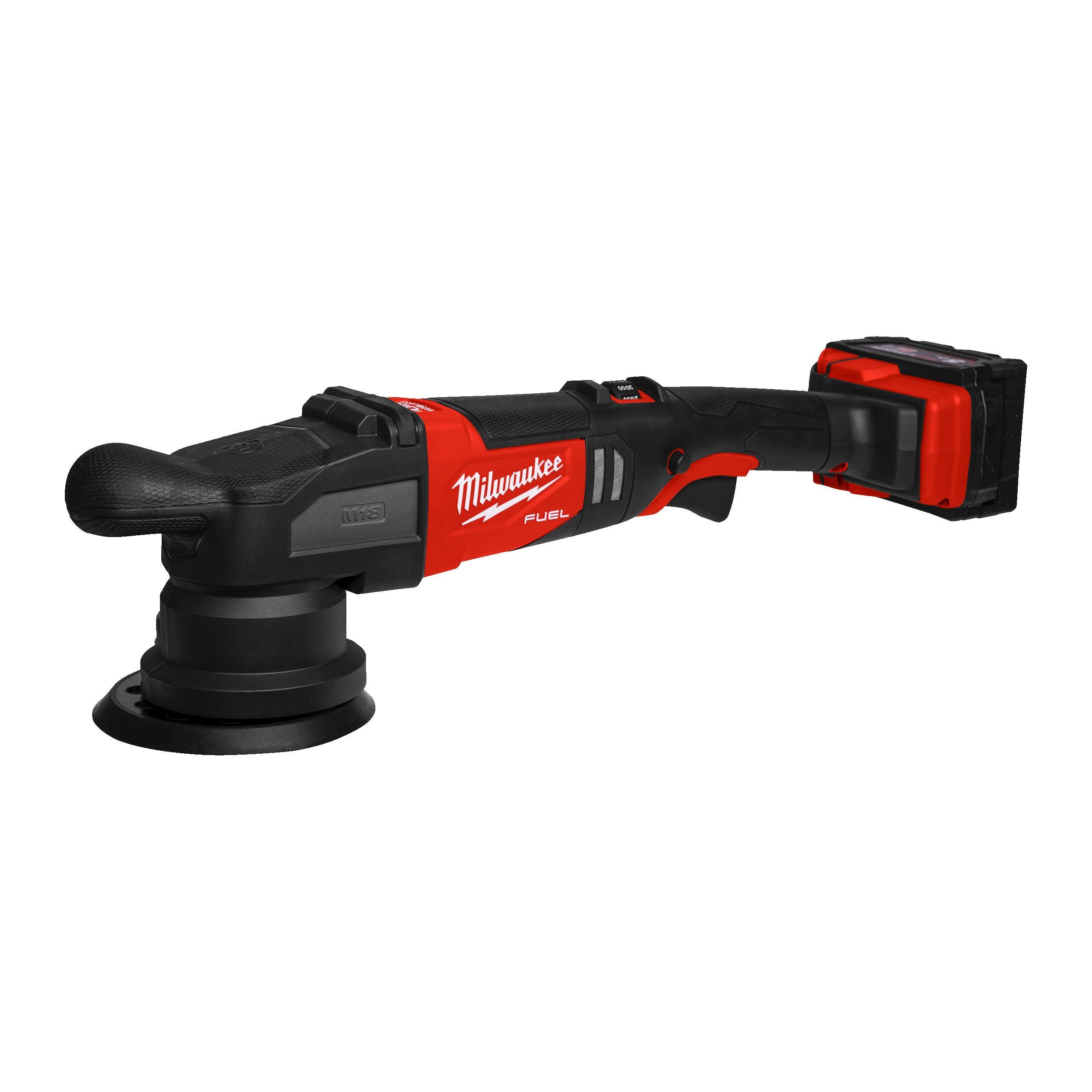Mașină de polișat orbitală Milwaukee M18FROP15-502X, FUEL™, 15 MM, 2 x acumulatori M18 B5, 1 x încărcător M12-M18 FC, 1 x cutie HD, cod 4933478835 - BIG STORE (Dynamic Tools SRL)