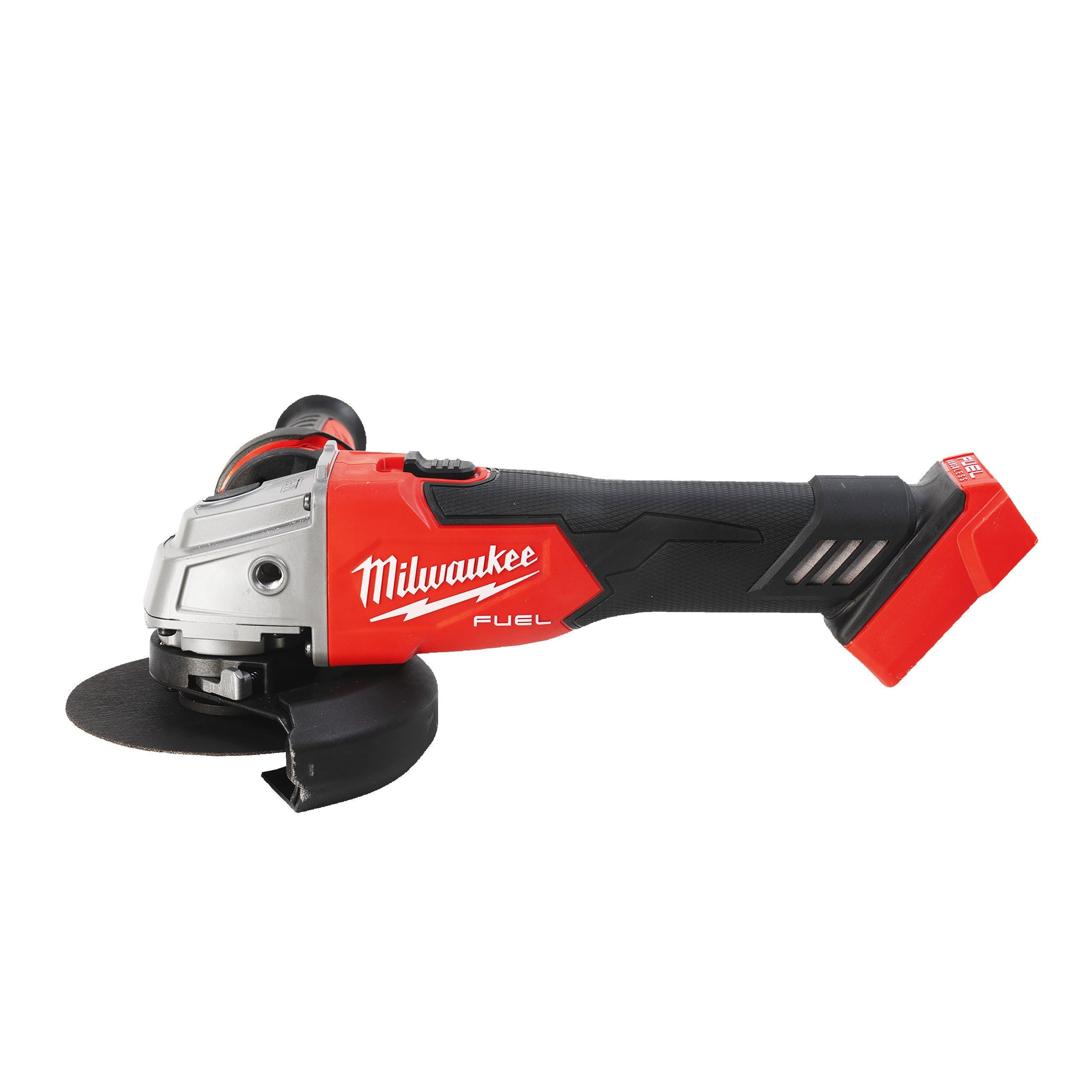 Polizor unghiular 125 mm cu comutator culisant M18 FUEL™ Milwaukee M18FSAG125X-0X, fără acumulator, fără încărcător, cutie HD, cod 4933478428 - BIG STORE (Dynamic Tools SRL)