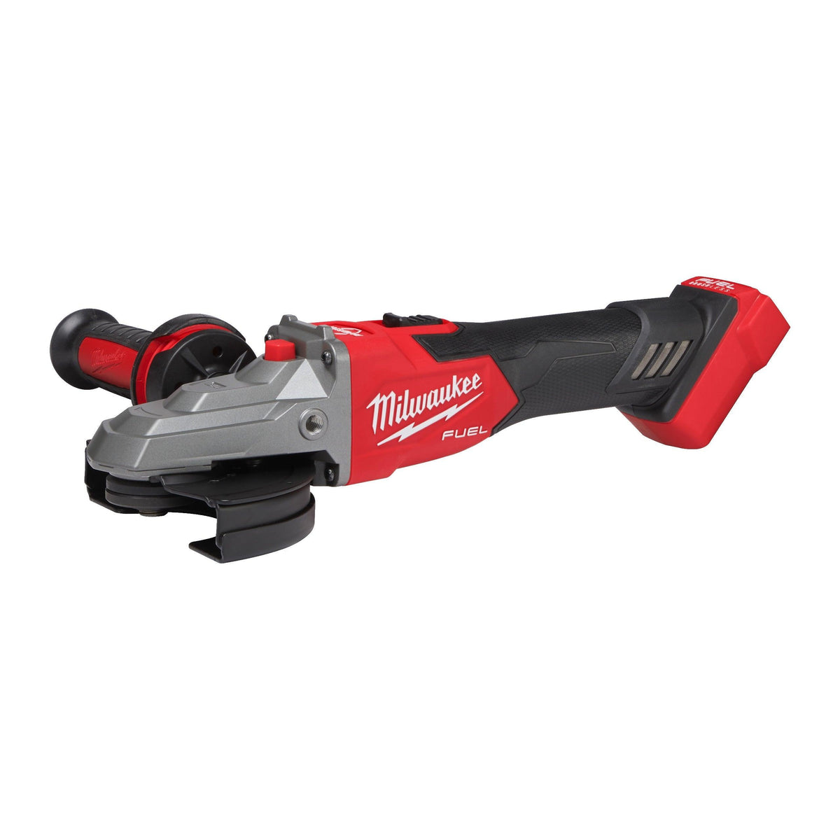 Polizor unghiular 125 mm cu cap plat, frânare și comutator culisant M18 FUEL™ Milwaukee M18FSAGF125XB-0X, cod 4933478438, fără acumulator, fără încărcător, cutie HD - BIG STORE (Dynamic Tools SRL)