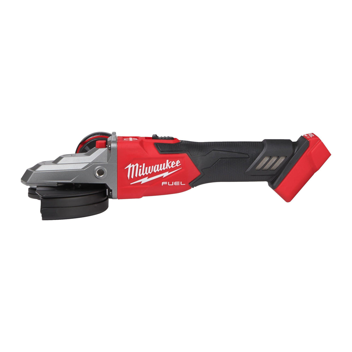 Polizor unghiular 125 mm cu cap plat, frânare și comutator culisant M18 FUEL™ Milwaukee M18FSAGF125XB-0X, cod 4933478438, fără acumulator, fără încărcător, cutie HD - BIG STORE (Dynamic Tools SRL)